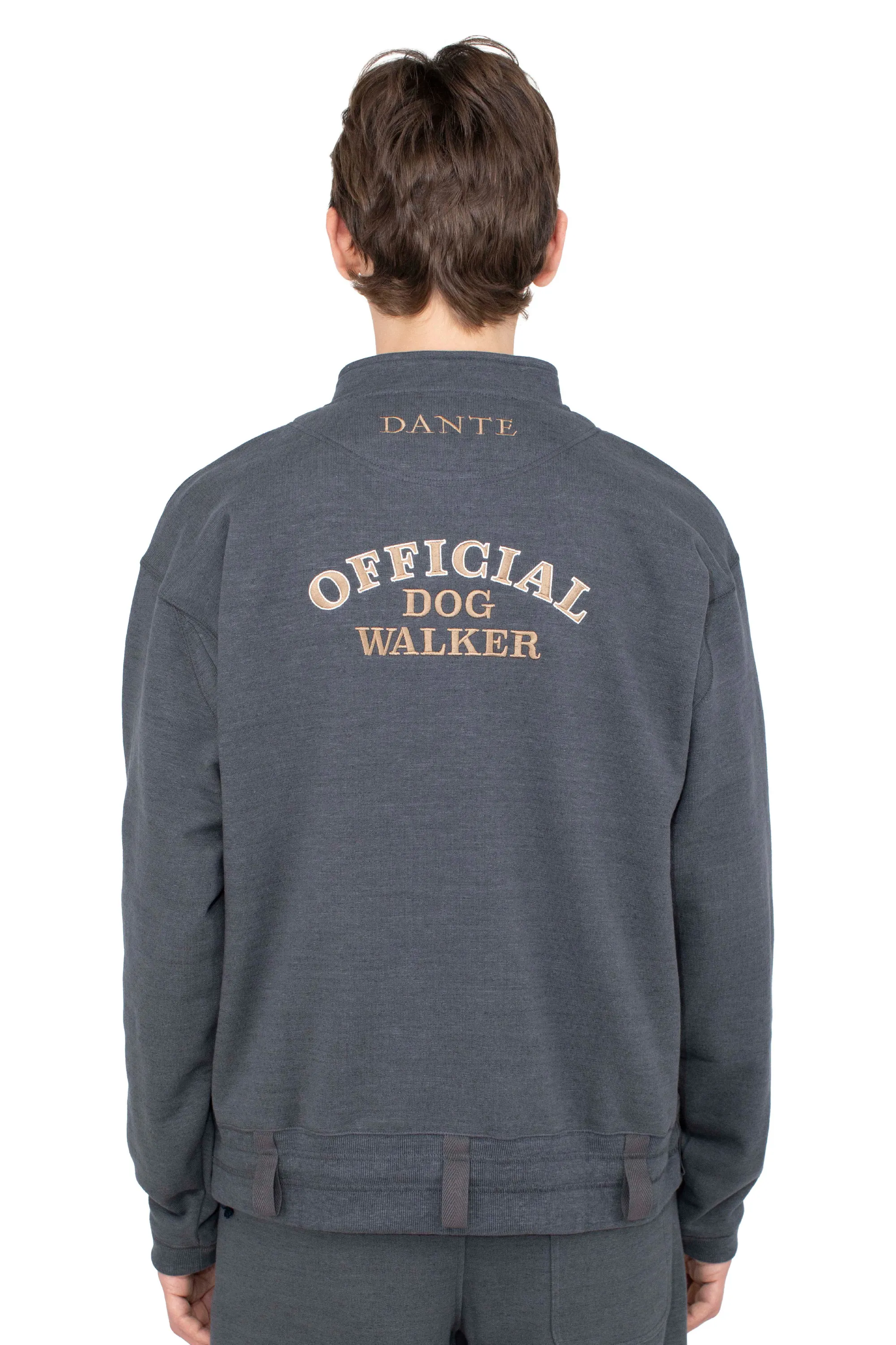KIKO KOSTADINOV DANTE DOG WALKER SWEATER - GREY