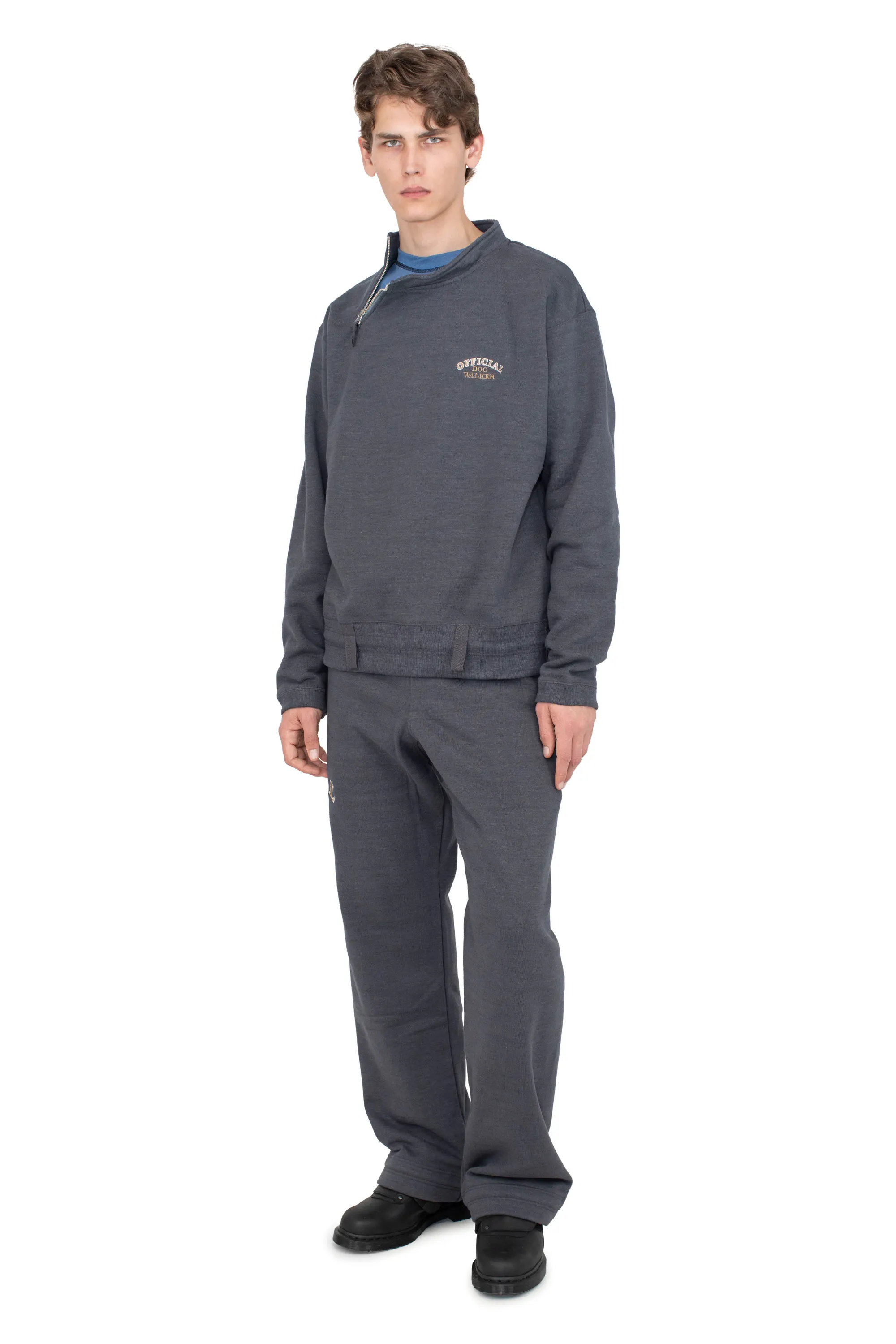 KIKO KOSTADINOV DANTE DOG WALKER SWEATER - GREY