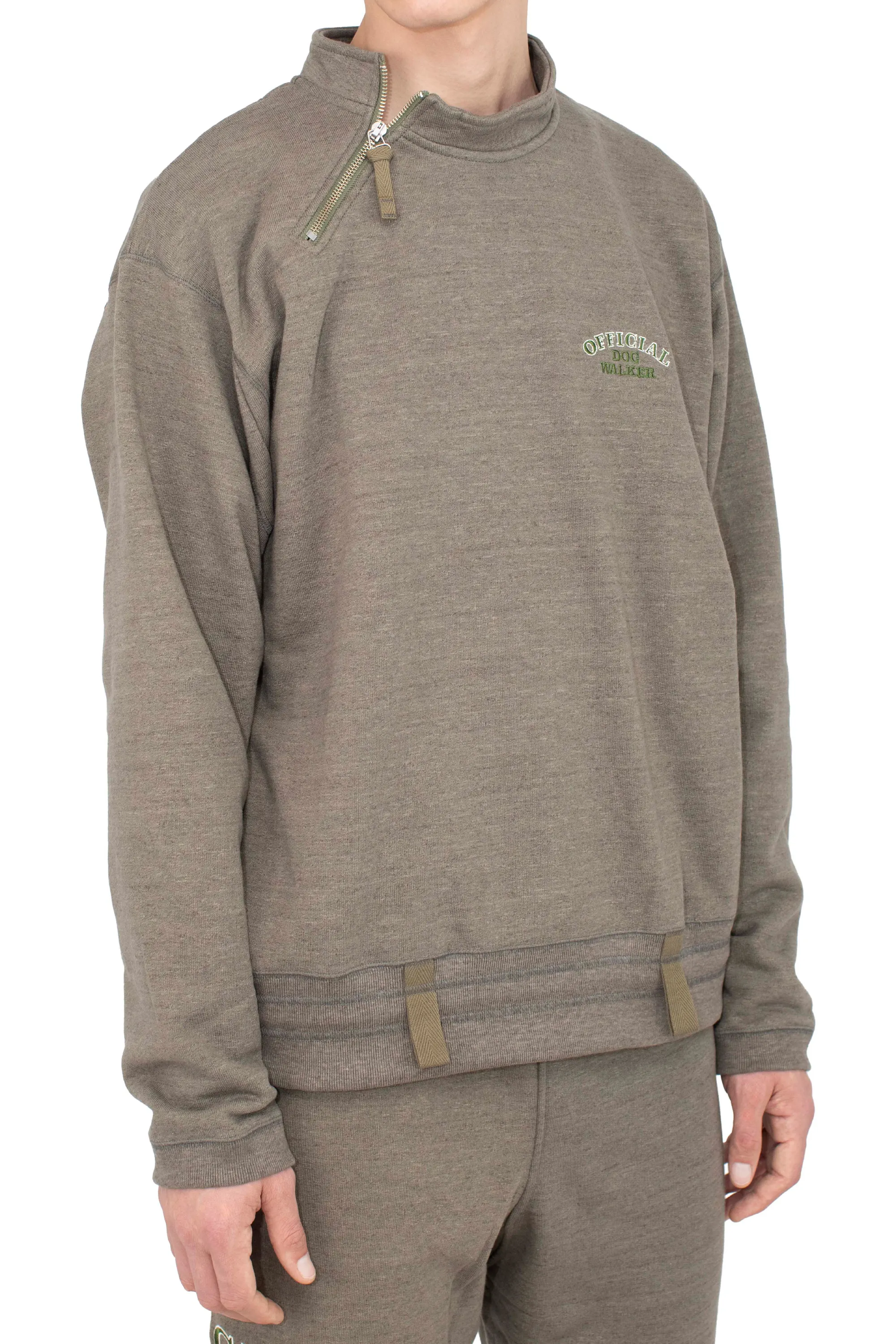 KIKO KOSTADINOV DANTE DOG WALKER SWEATER - KHAKI