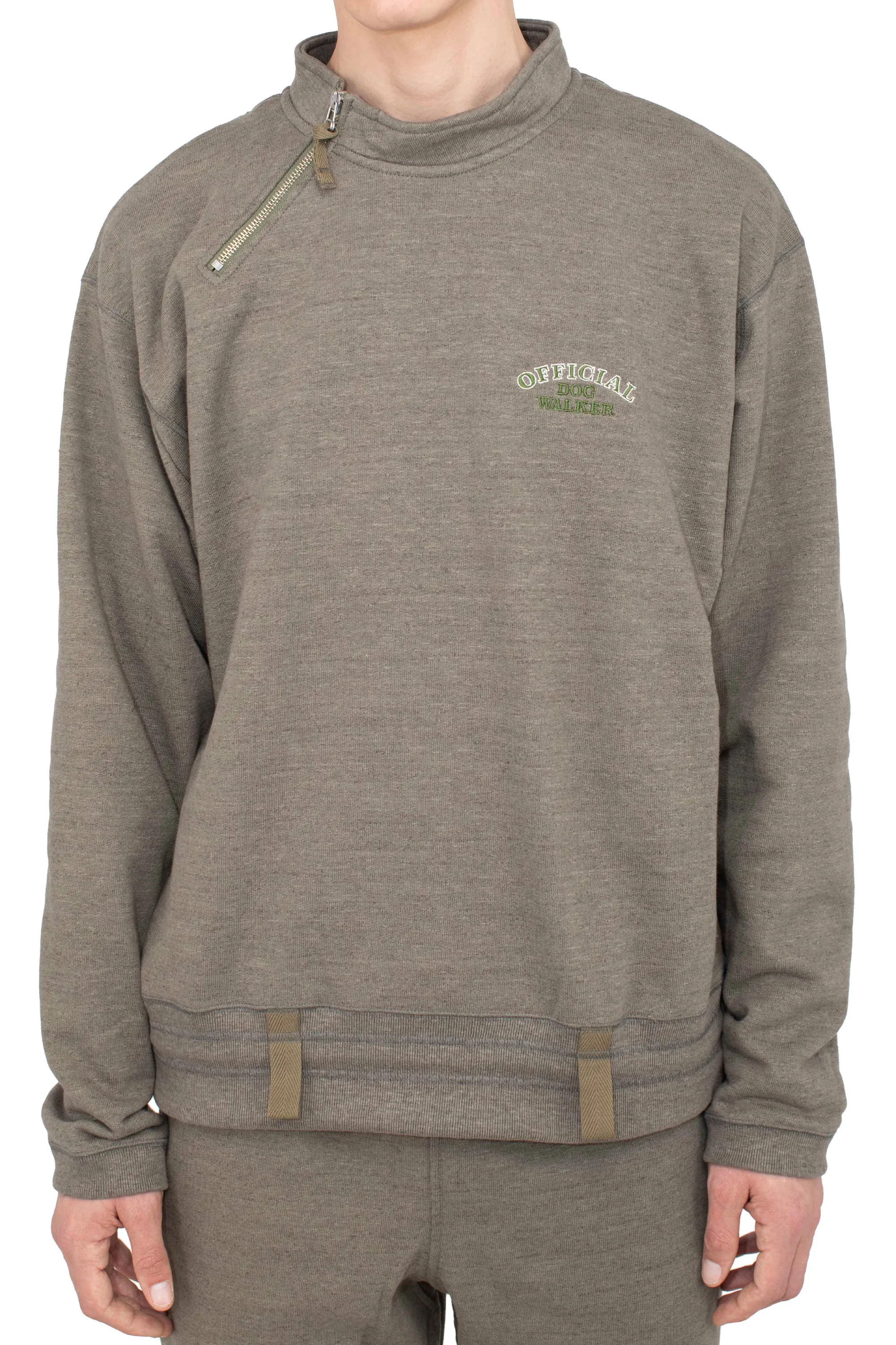 KIKO KOSTADINOV DANTE DOG WALKER SWEATER - KHAKI