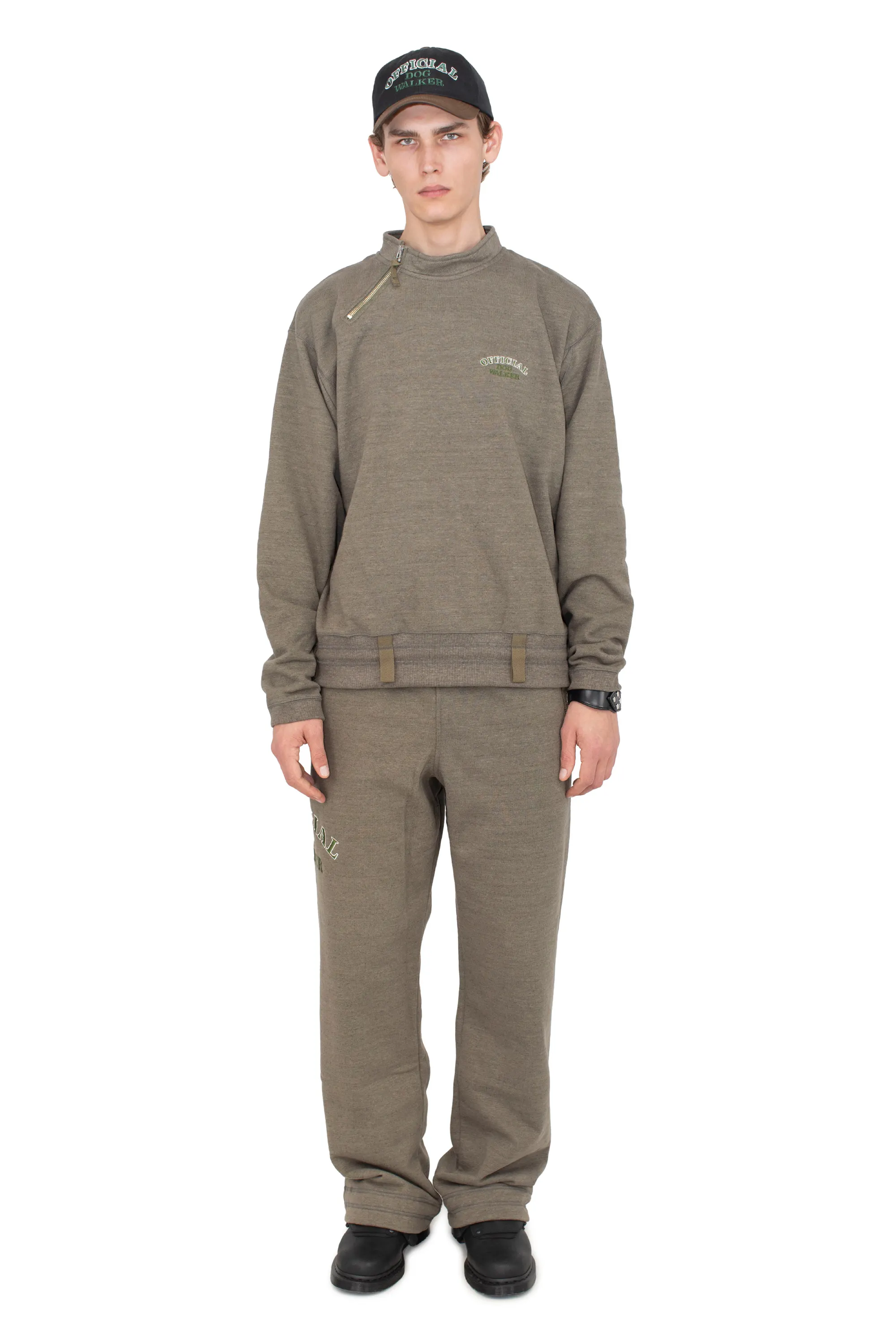 KIKO KOSTADINOV DANTE DOG WALKER SWEATER - KHAKI