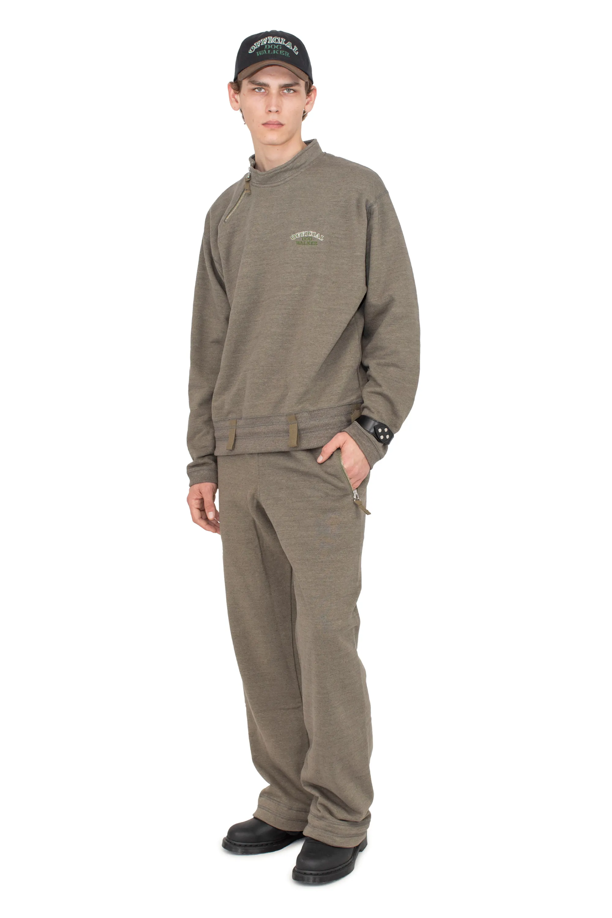 KIKO KOSTADINOV DANTE DOG WALKER SWEATER - KHAKI