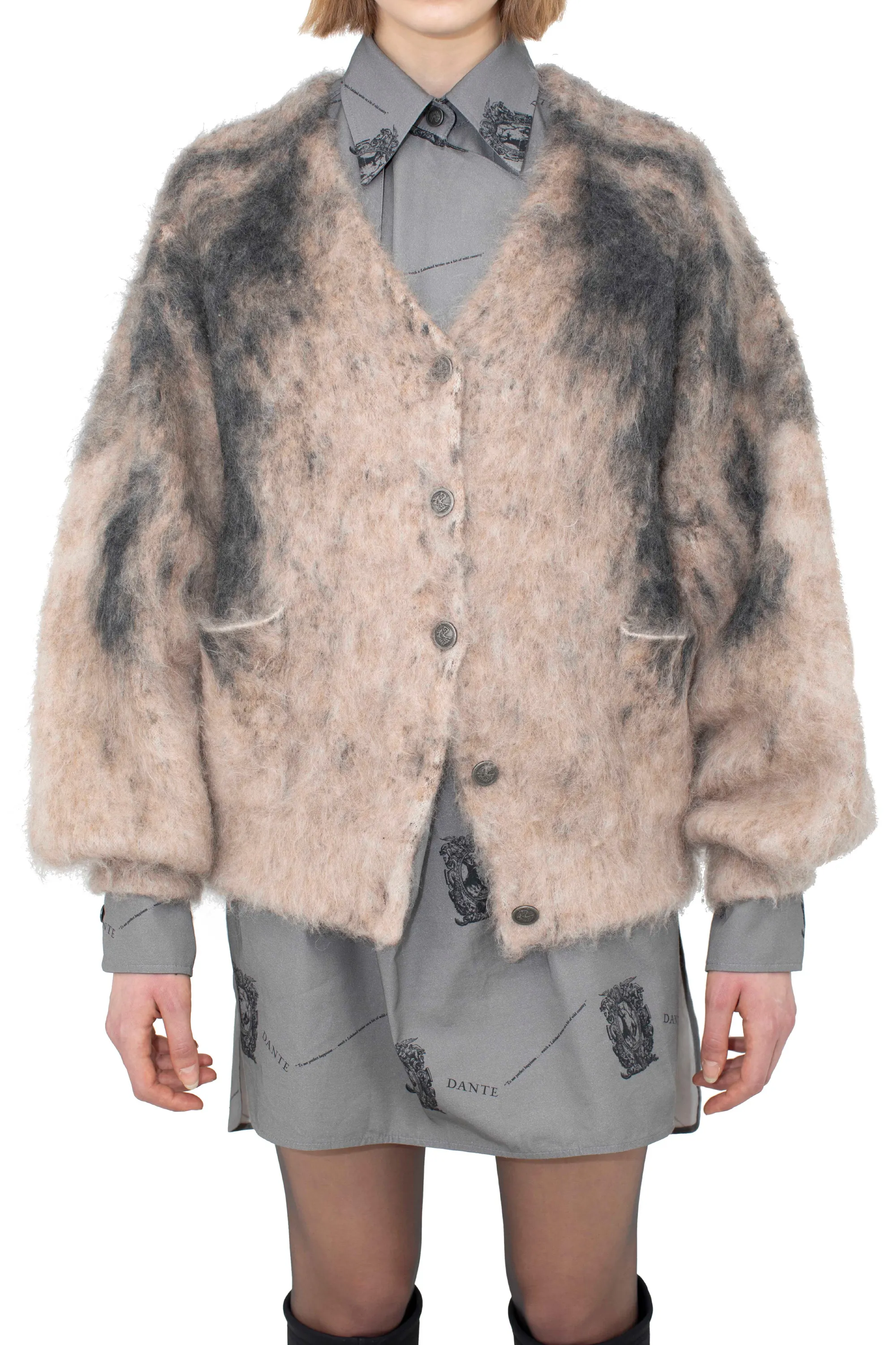 KIKO KOSTADINOV DANTE FUZZY CARDIGAN - LAKELAND