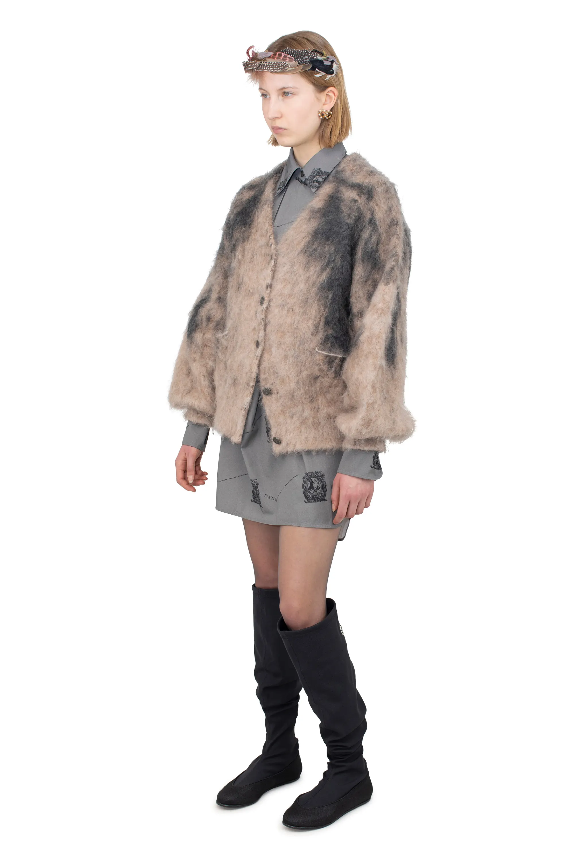KIKO KOSTADINOV DANTE FUZZY CARDIGAN - LAKELAND