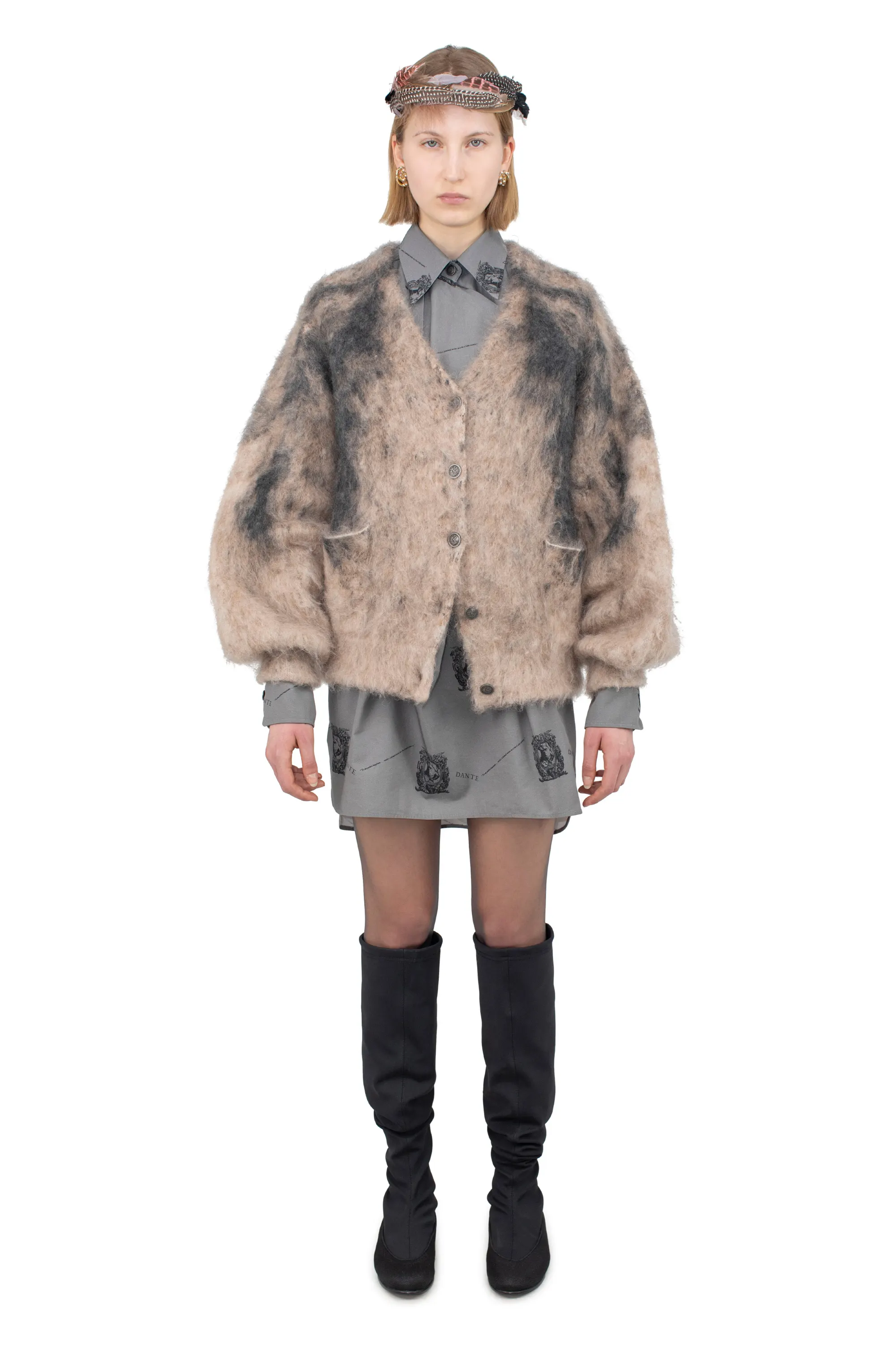 KIKO KOSTADINOV DANTE FUZZY CARDIGAN - LAKELAND