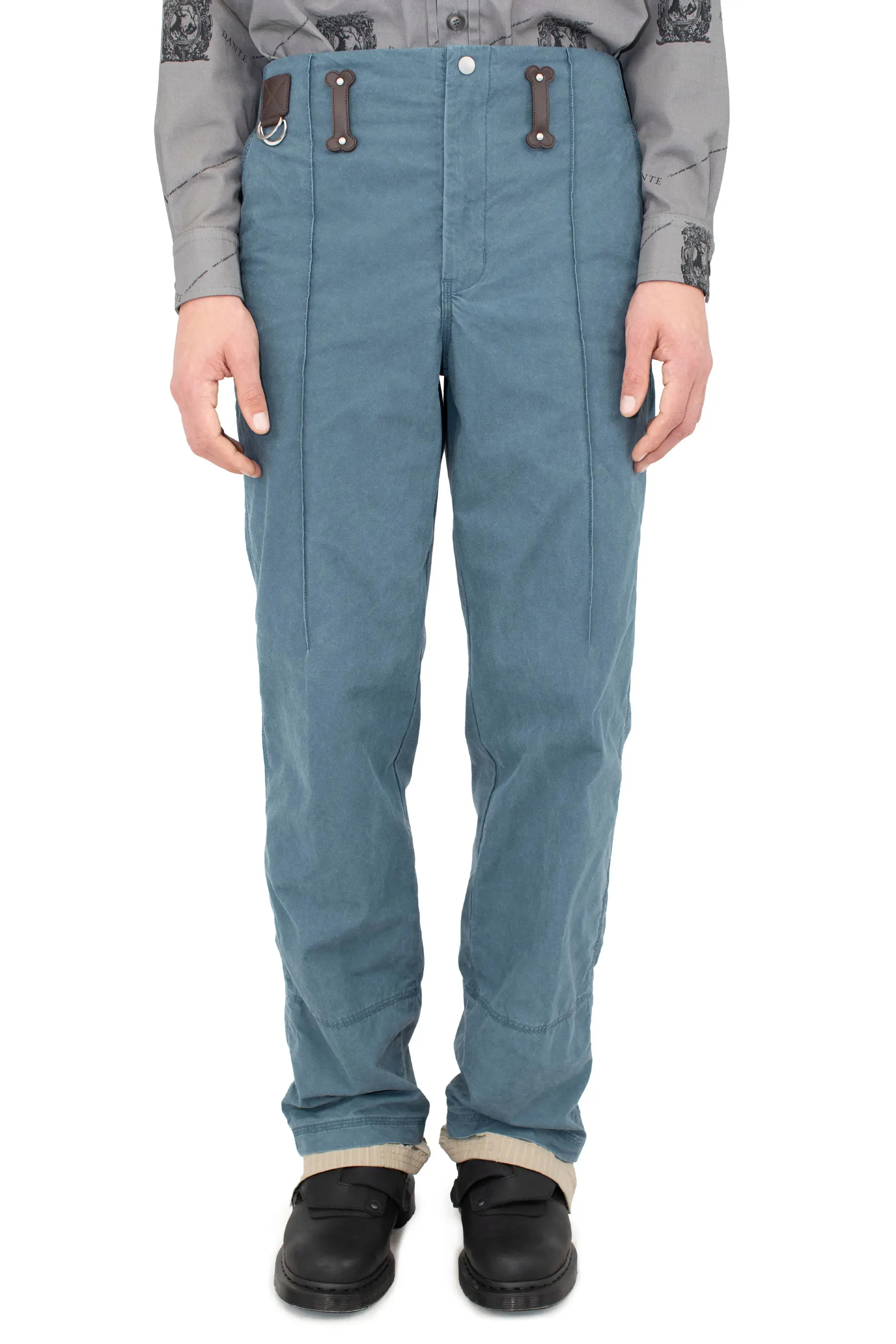 KIKO KOSTADINOV DANTE GAITER TROUSER - WASHED NAVY