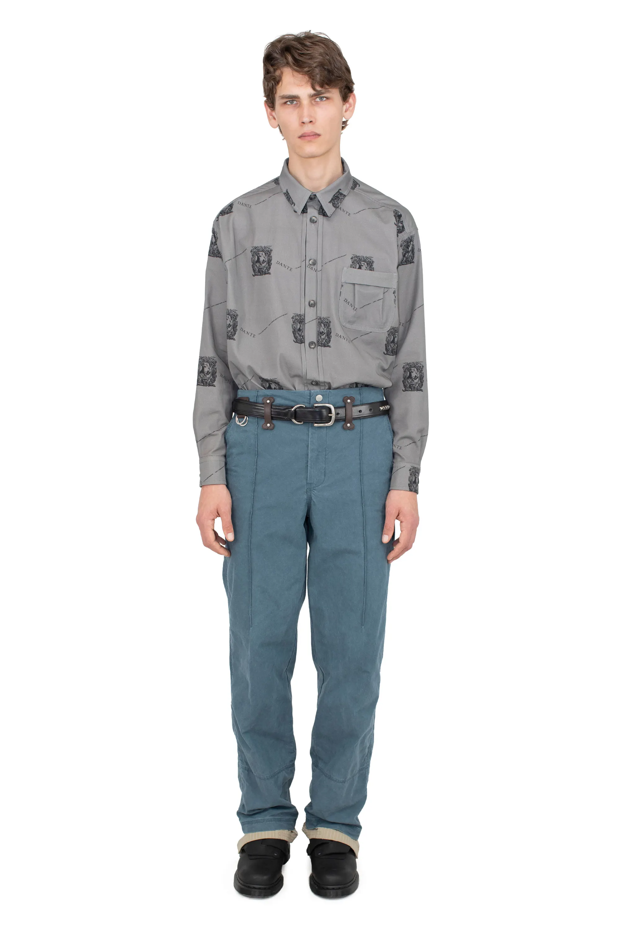 KIKO KOSTADINOV DANTE GAITER TROUSER - WASHED NAVY