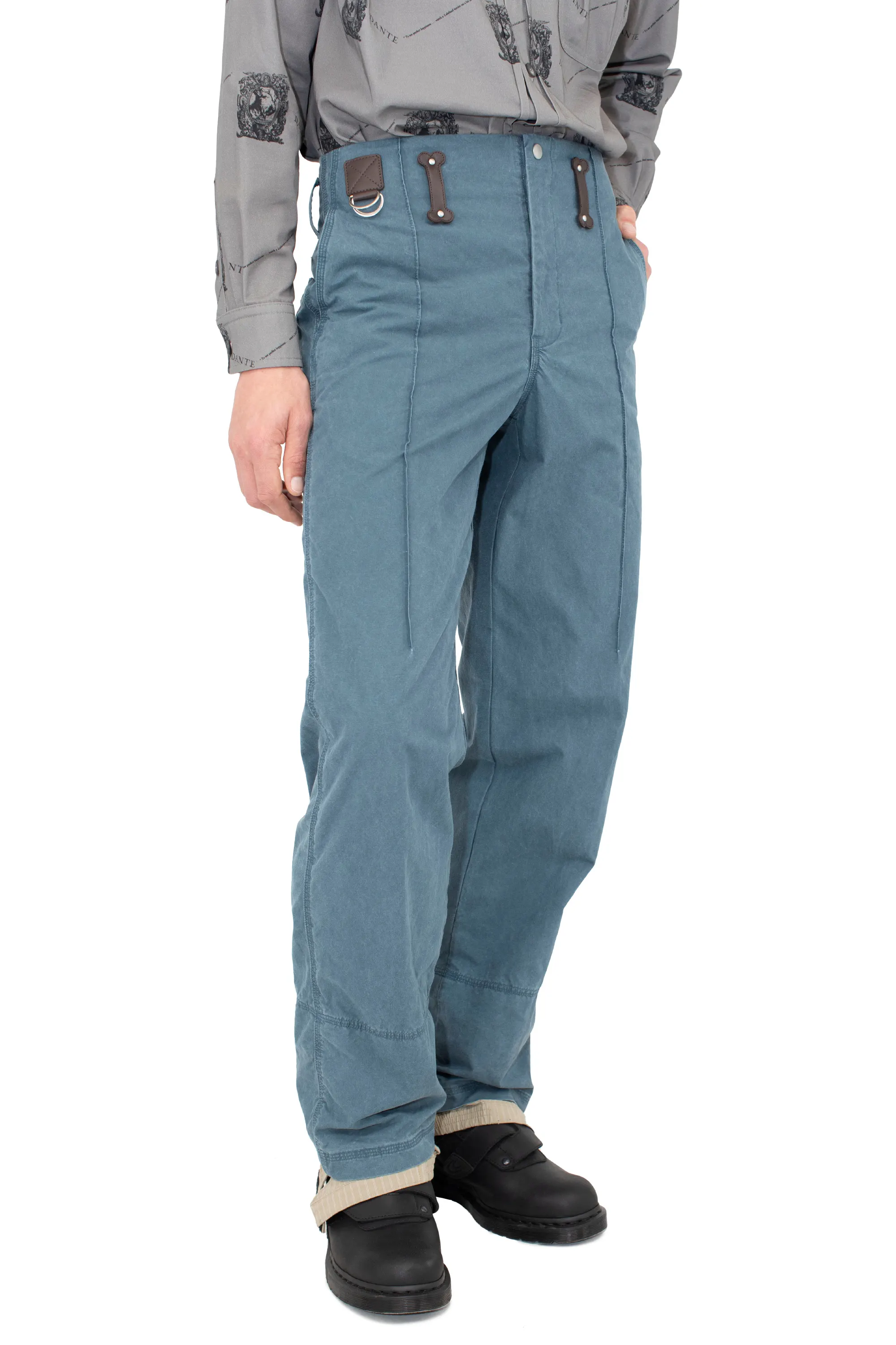 KIKO KOSTADINOV DANTE GAITER TROUSER - WASHED NAVY