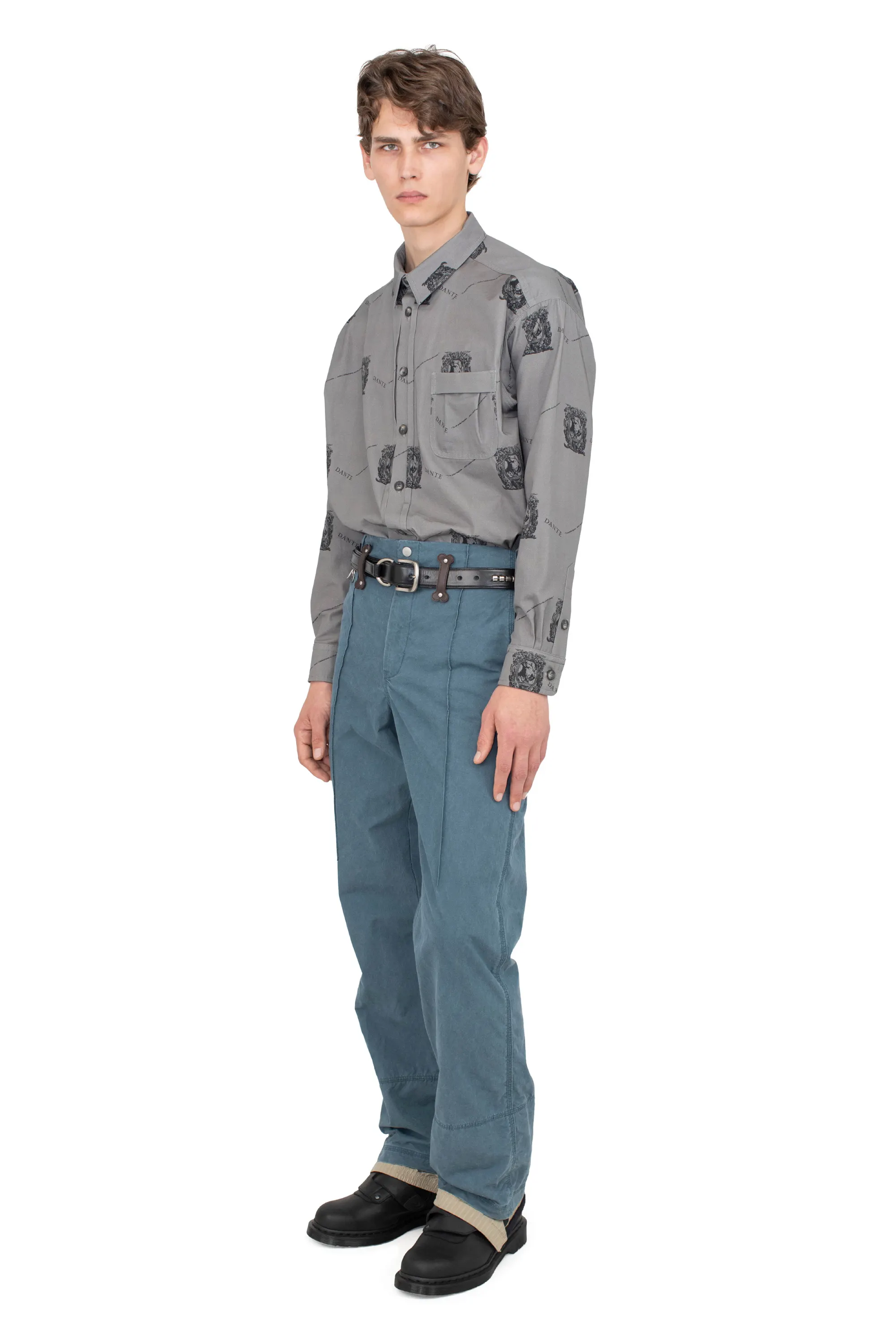 KIKO KOSTADINOV DANTE GAITER TROUSER - WASHED NAVY