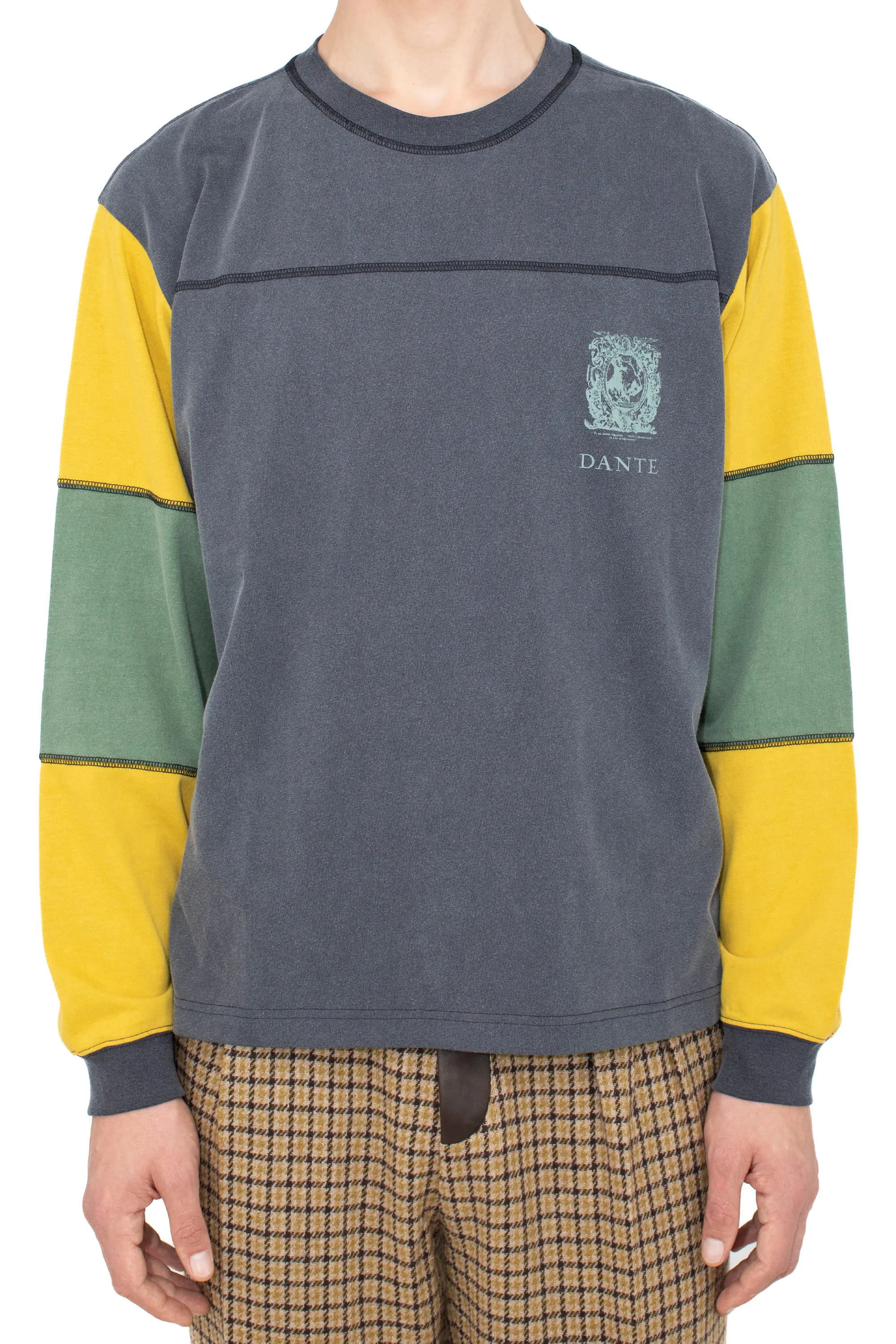 KIKO KOSTADINOV DANTE RUGBY TOP - GREY MULTI