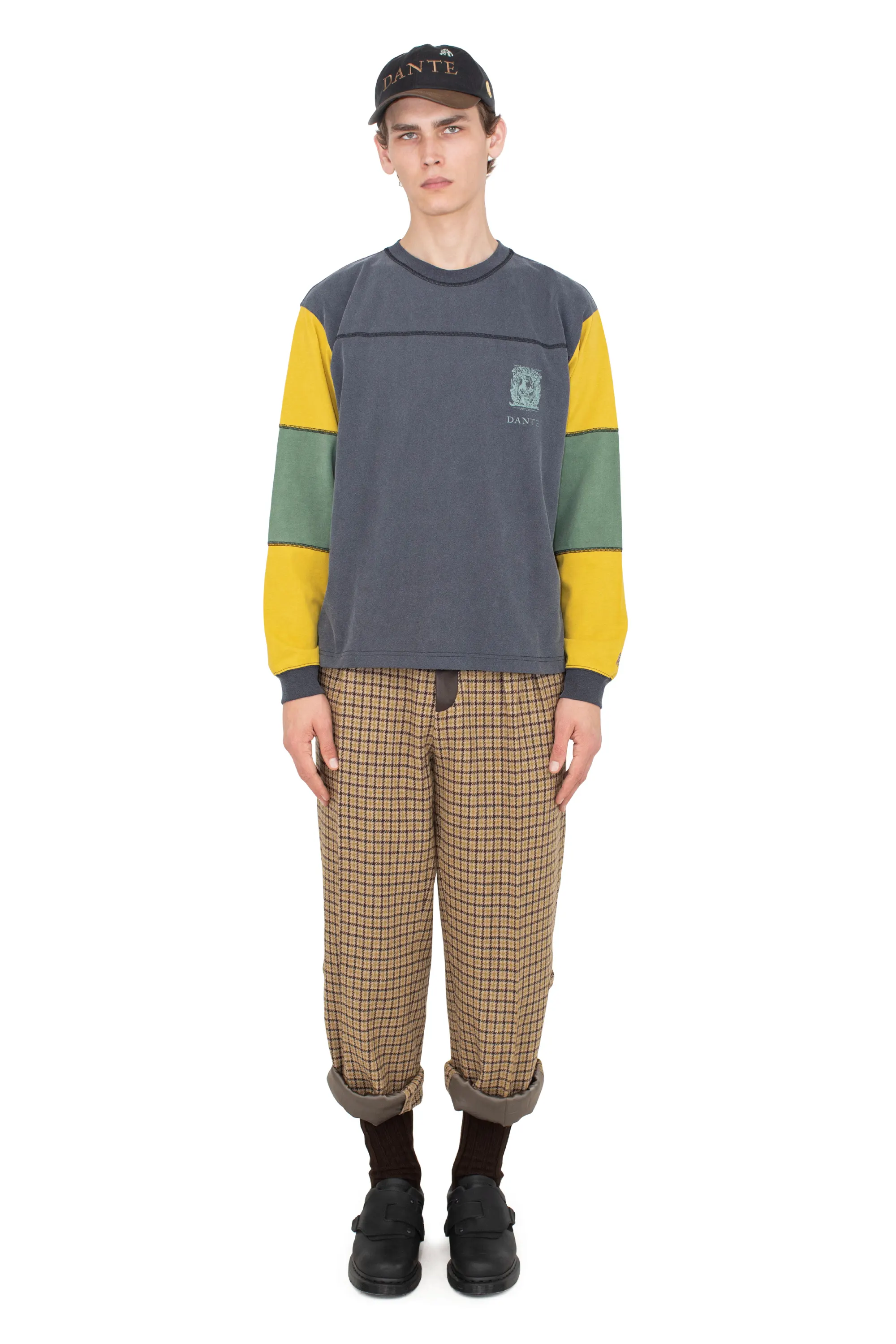KIKO KOSTADINOV DANTE RUGBY TOP - GREY MULTI