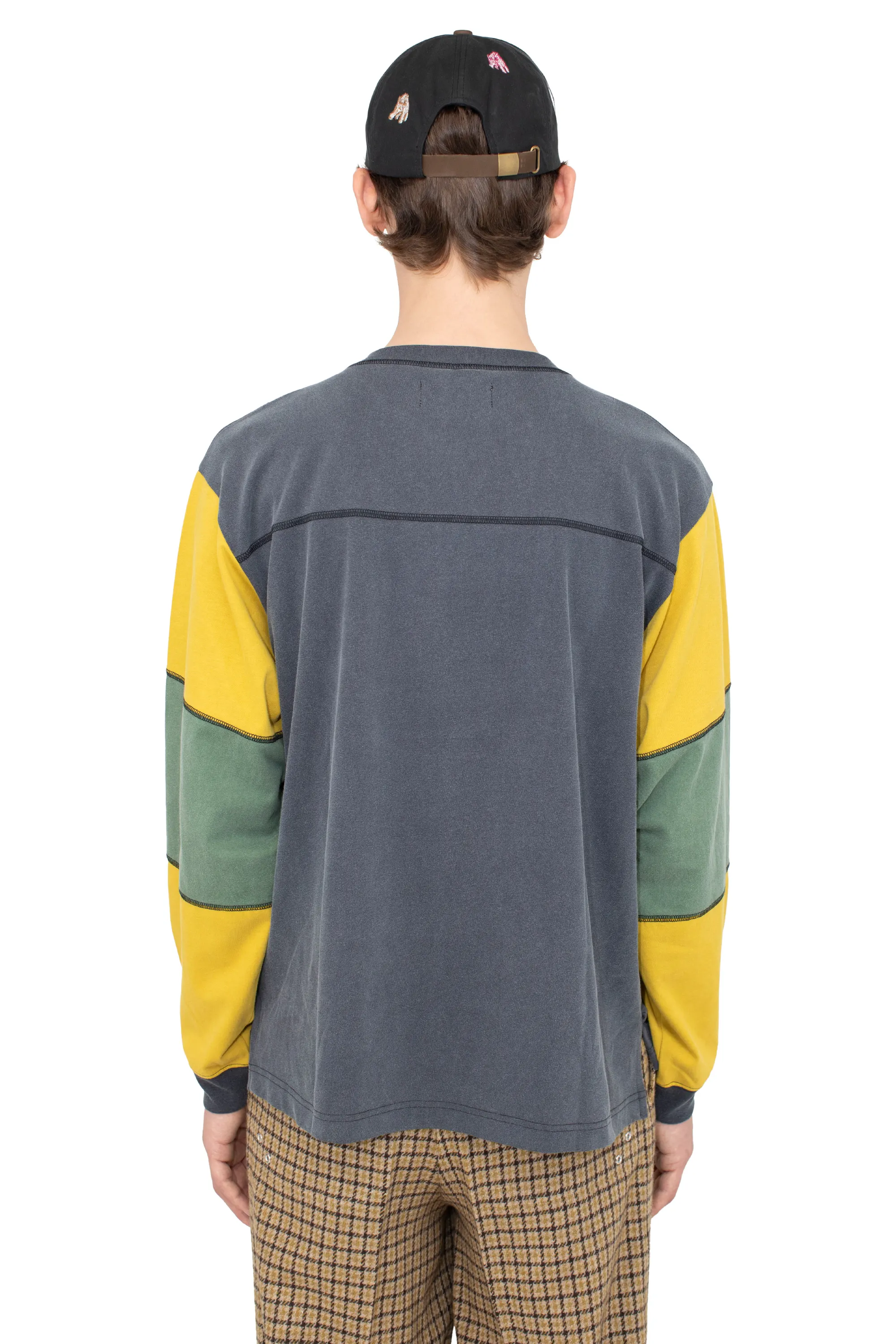 KIKO KOSTADINOV DANTE RUGBY TOP - GREY MULTI