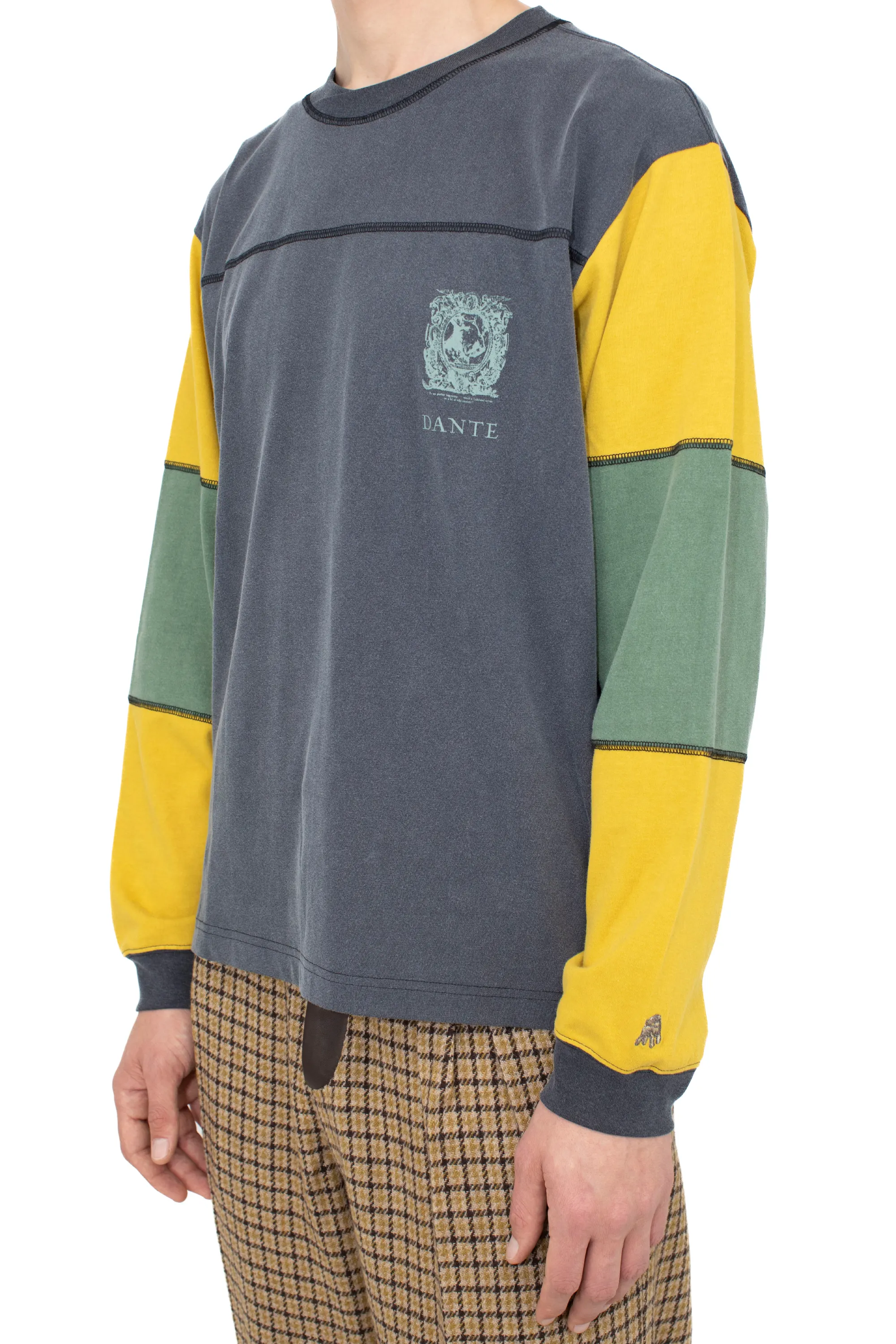 KIKO KOSTADINOV DANTE RUGBY TOP - GREY MULTI