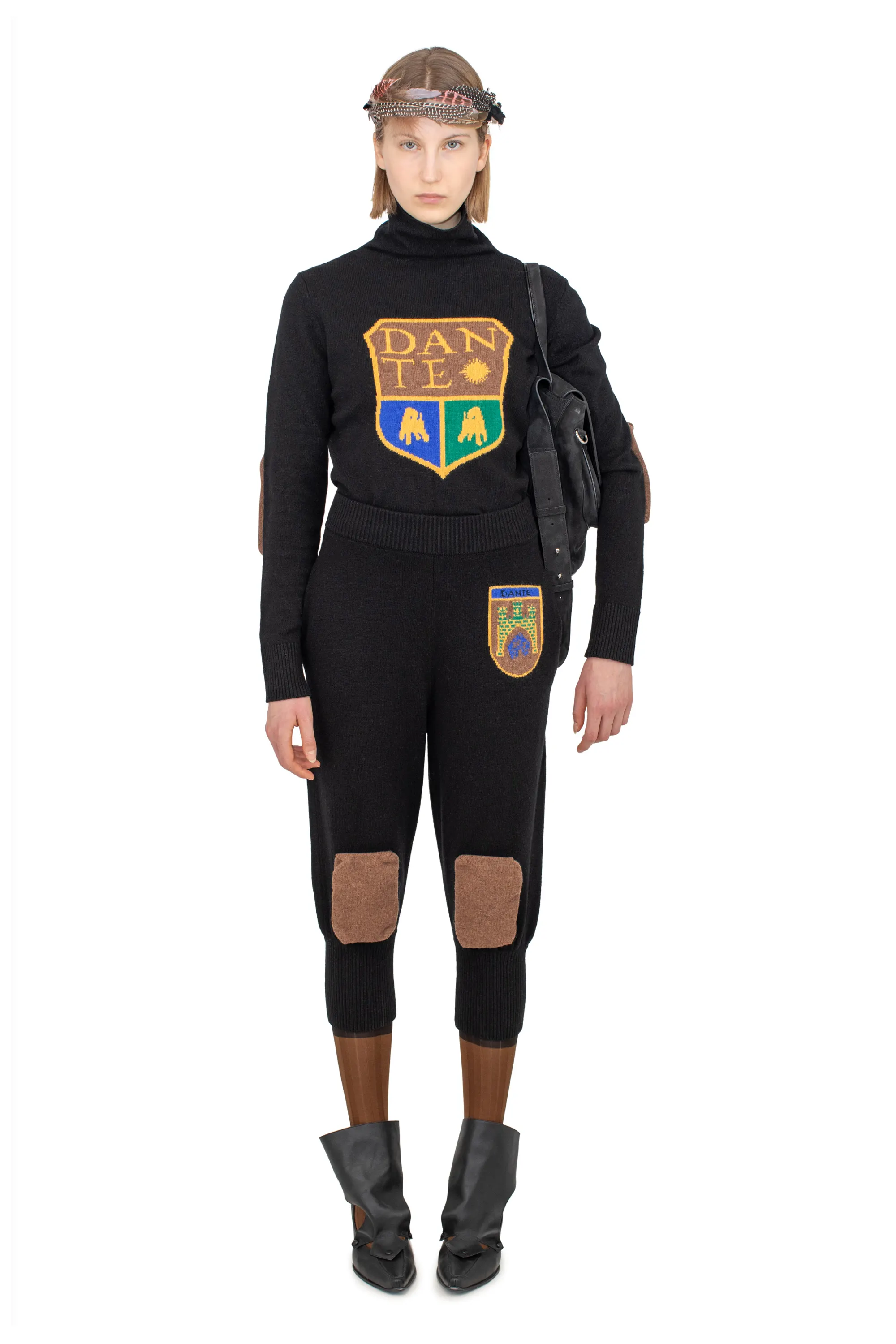 KIKO KOSTADINOV DANTE SHIELD TROUSER - SHADOW BLACK