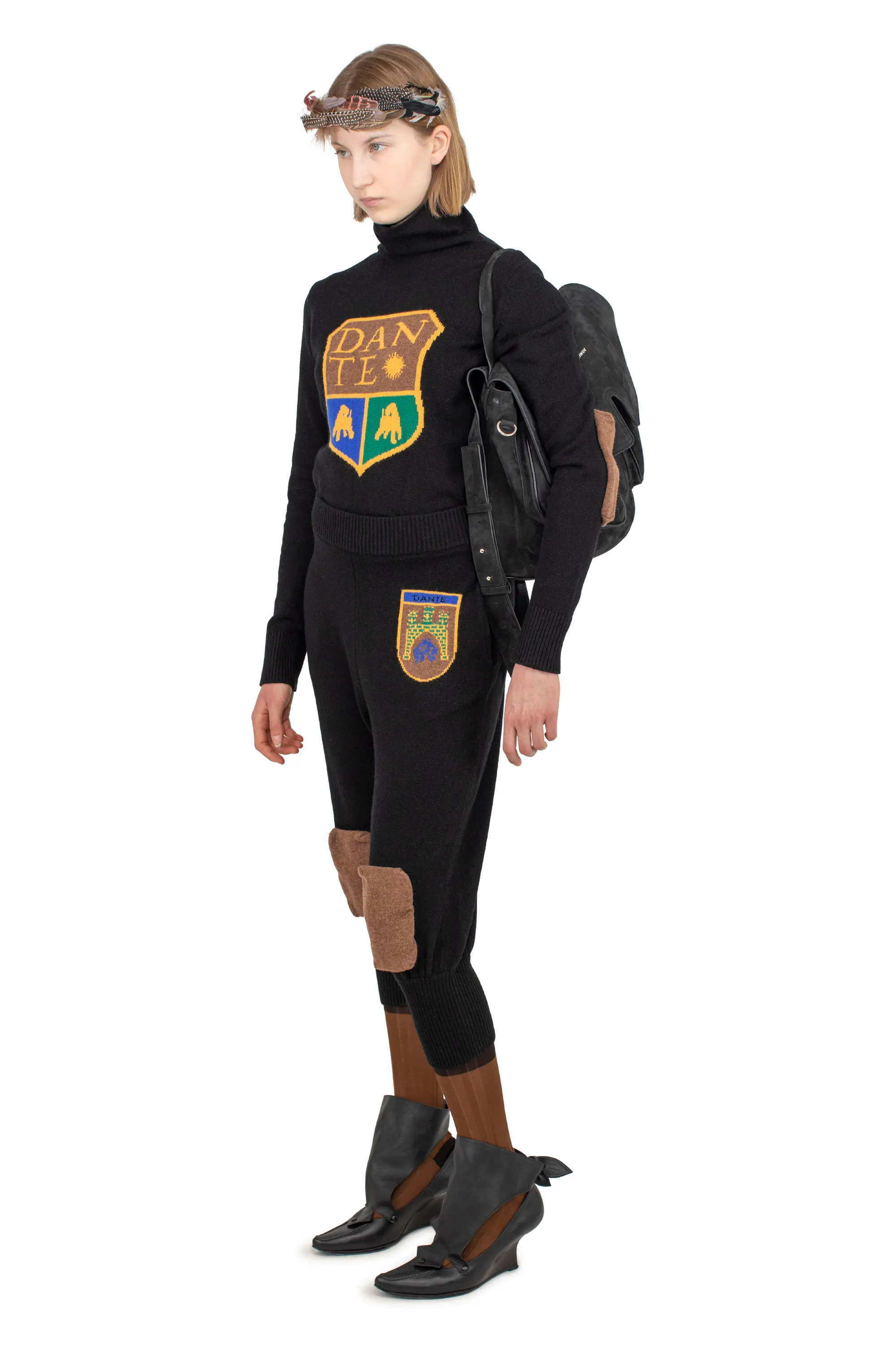 KIKO KOSTADINOV DANTE SHIELD TROUSER - SHADOW BLACK