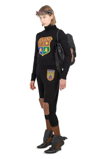 KIKO KOSTADINOV DANTE SHIELD TROUSER - SHADOW BLACK
