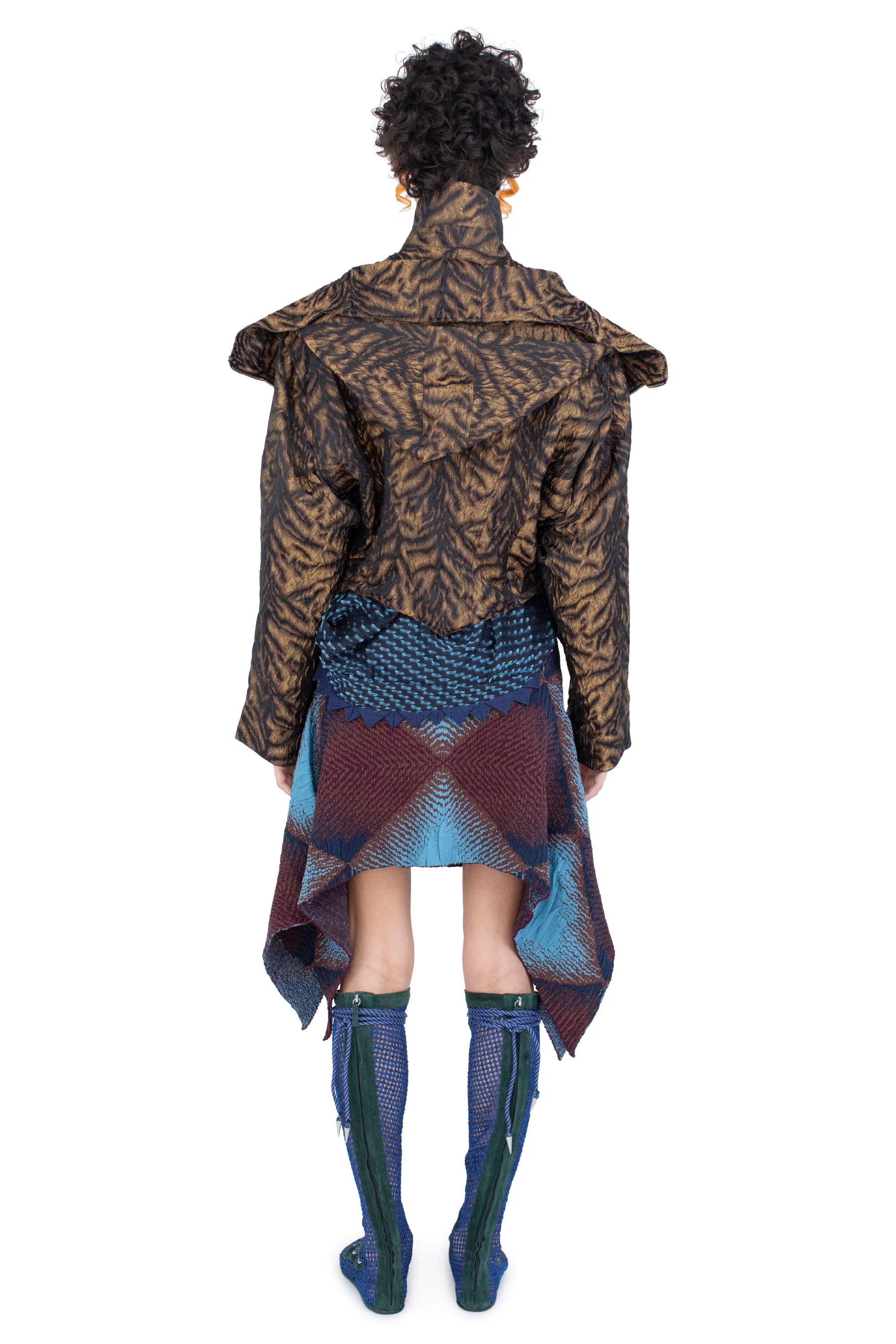 KIKO KOSTADINOV DIANE JACKET - BRONZE TIGER