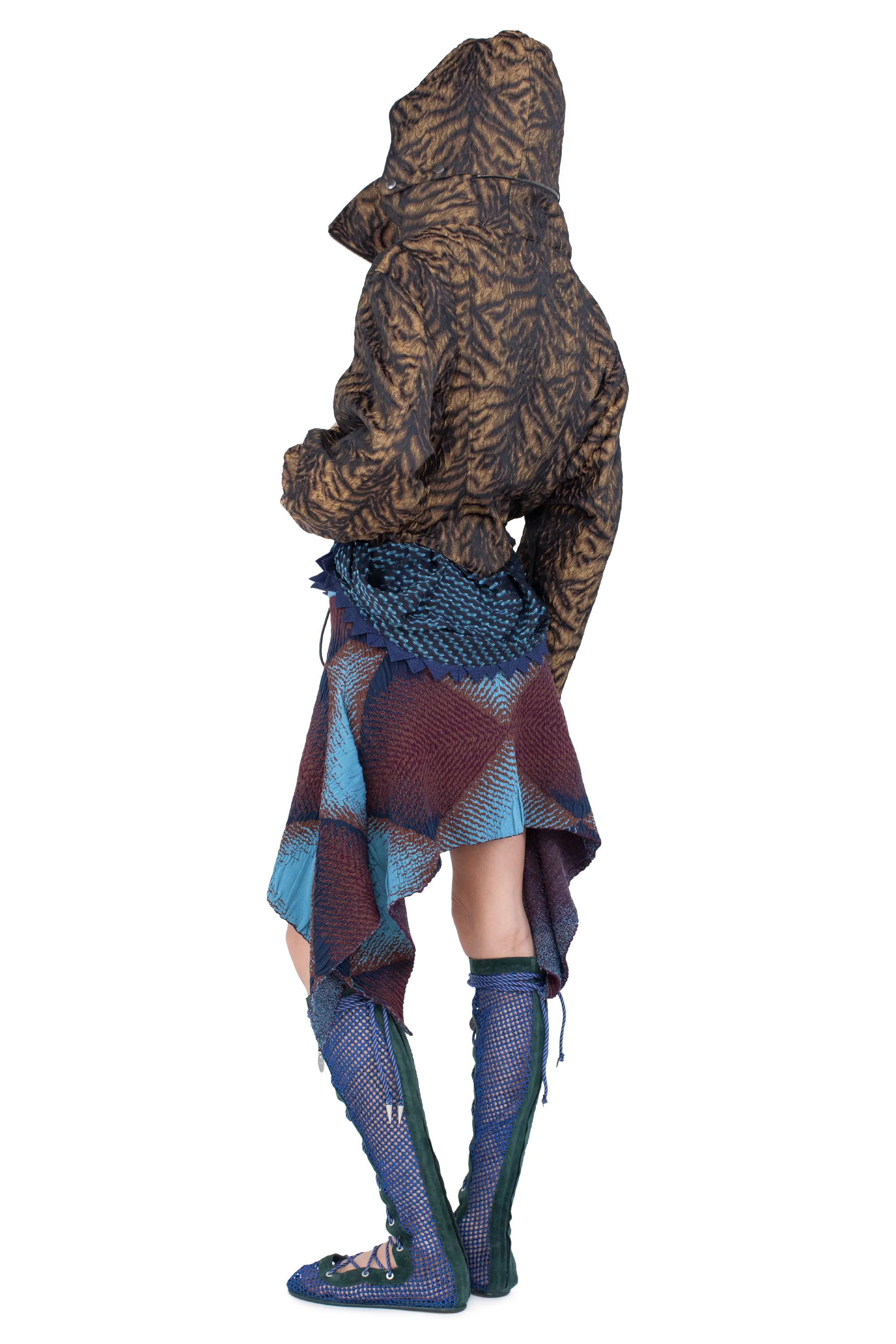KIKO KOSTADINOV DIANE JACKET - BRONZE TIGER