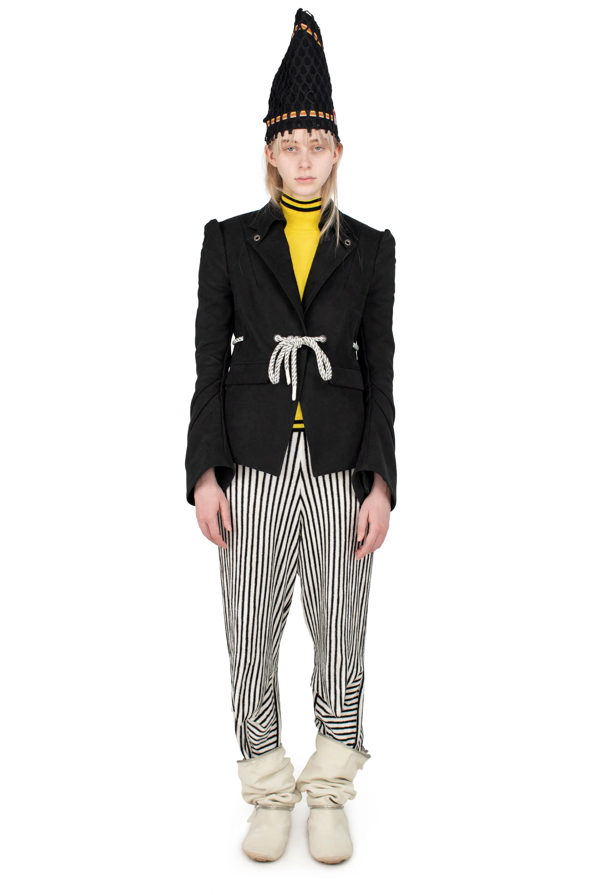 KIKO KOSTADINOV EDNA TAILORED JACKET - VANTA BLACK