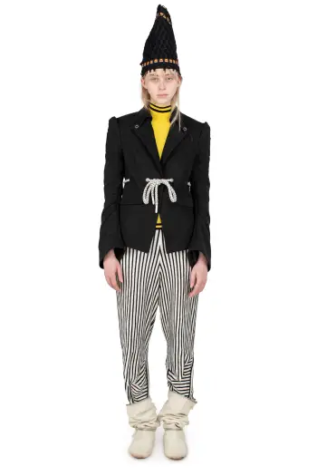 KIKO KOSTADINOV EDNA TAILORED JACKET - VANTA BLACK