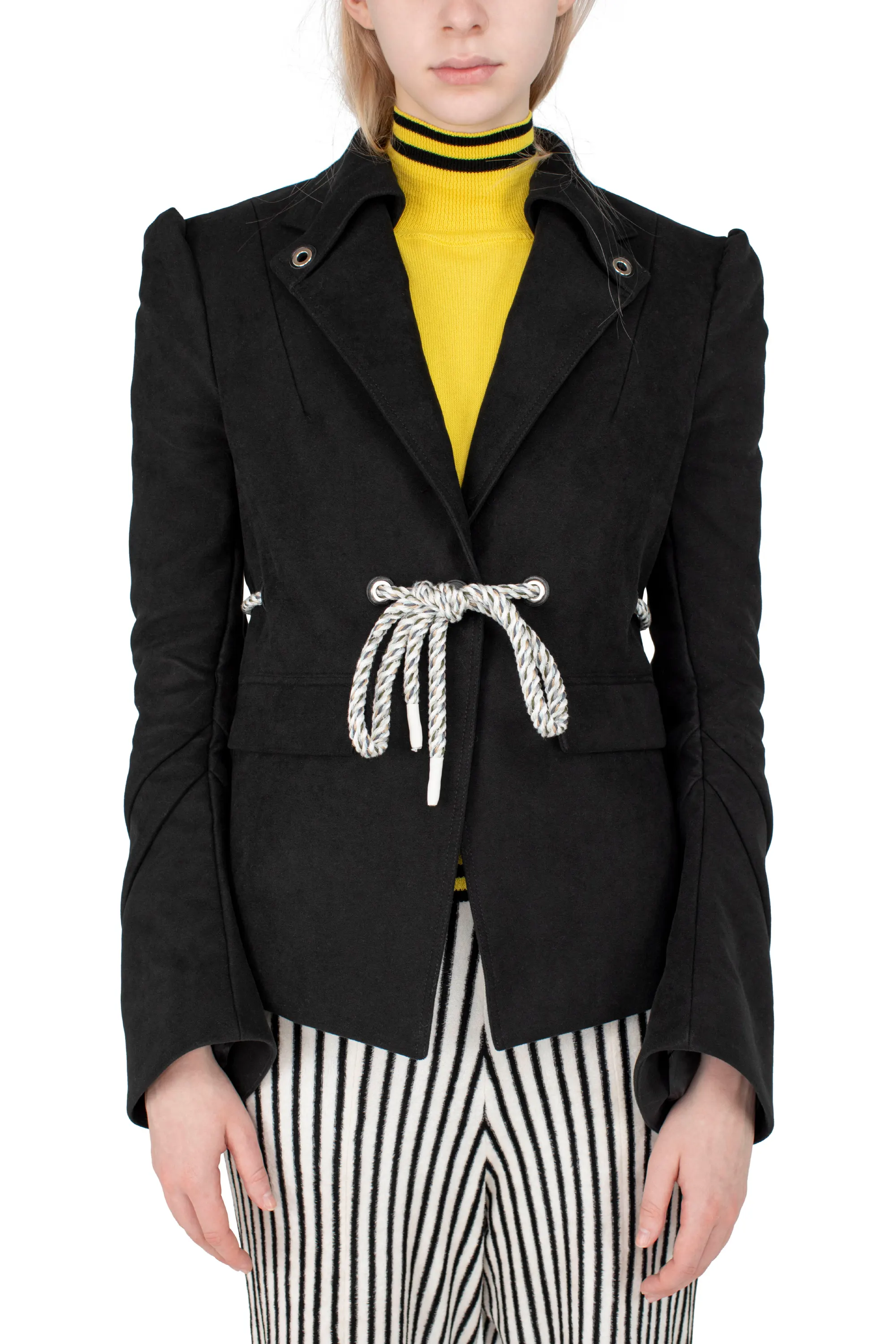 KIKO KOSTADINOV EDNA TAILORED JACKET - VANTA BLACK