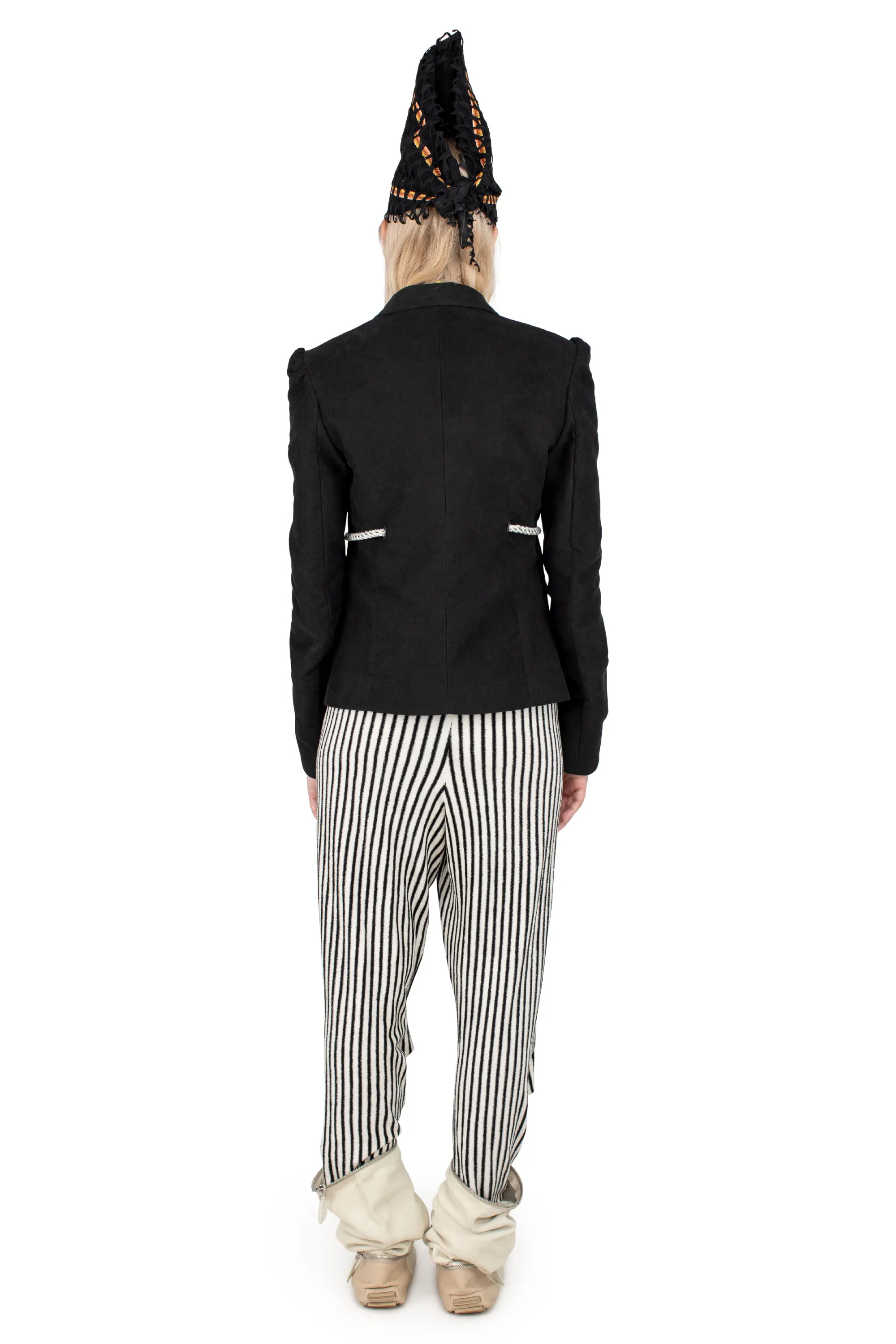 KIKO KOSTADINOV EDNA TAILORED JACKET - VANTA BLACK