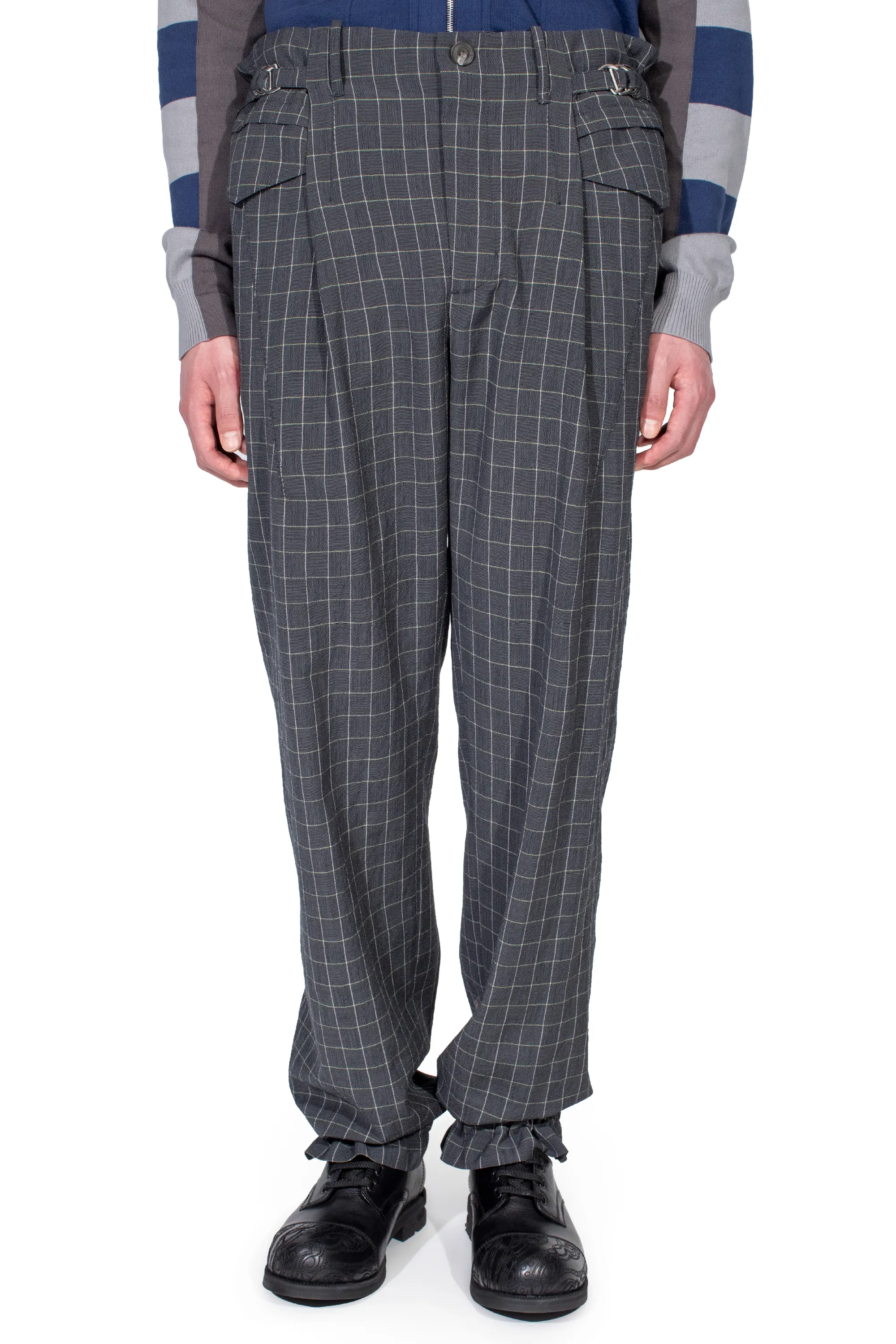 KIKO KOSTADINOV EGRETA TROUSER - DIM GREY