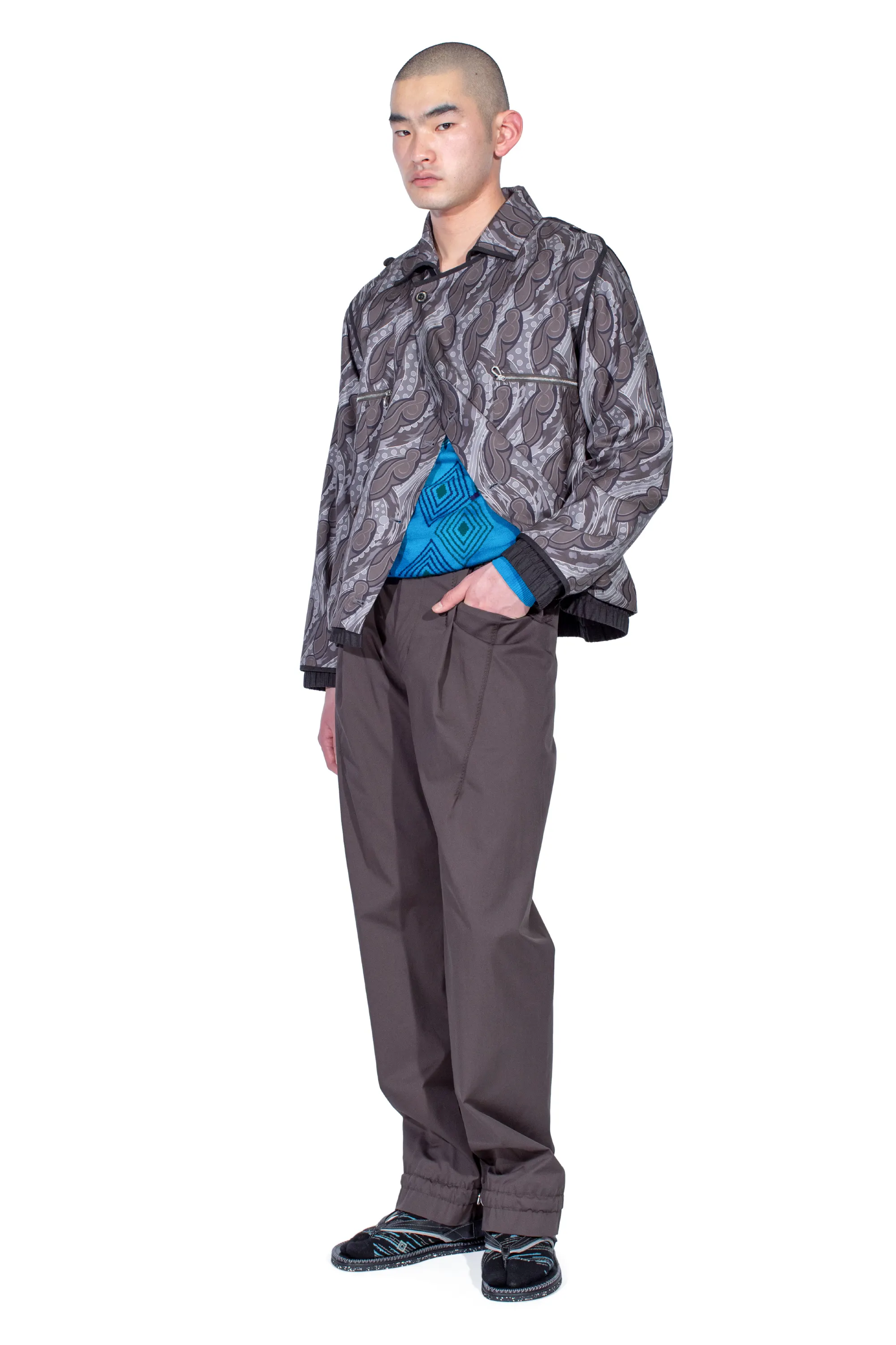 KIKO KOSTADINOV EGRETA TROUSER - PALM