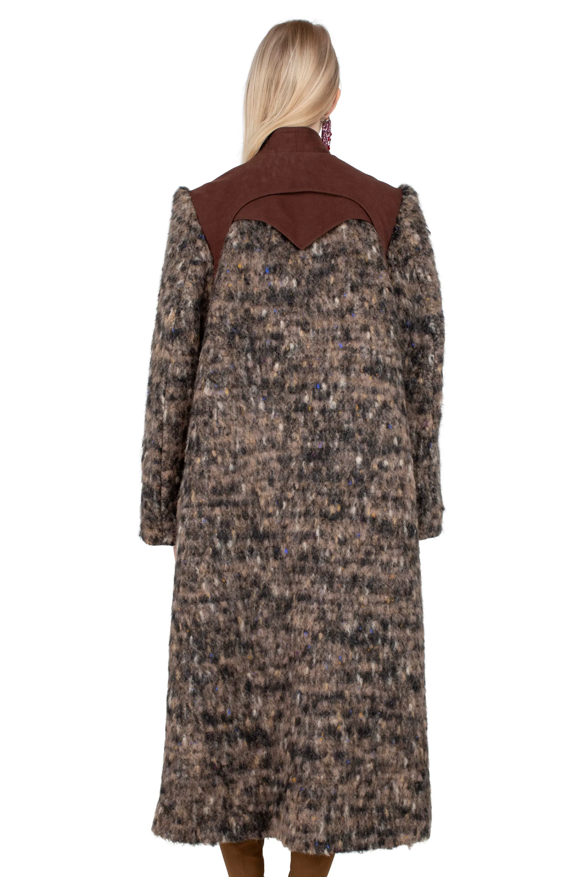 KIKO KOSTADINOV EMANUEL COAT - CINNABAR BROWN