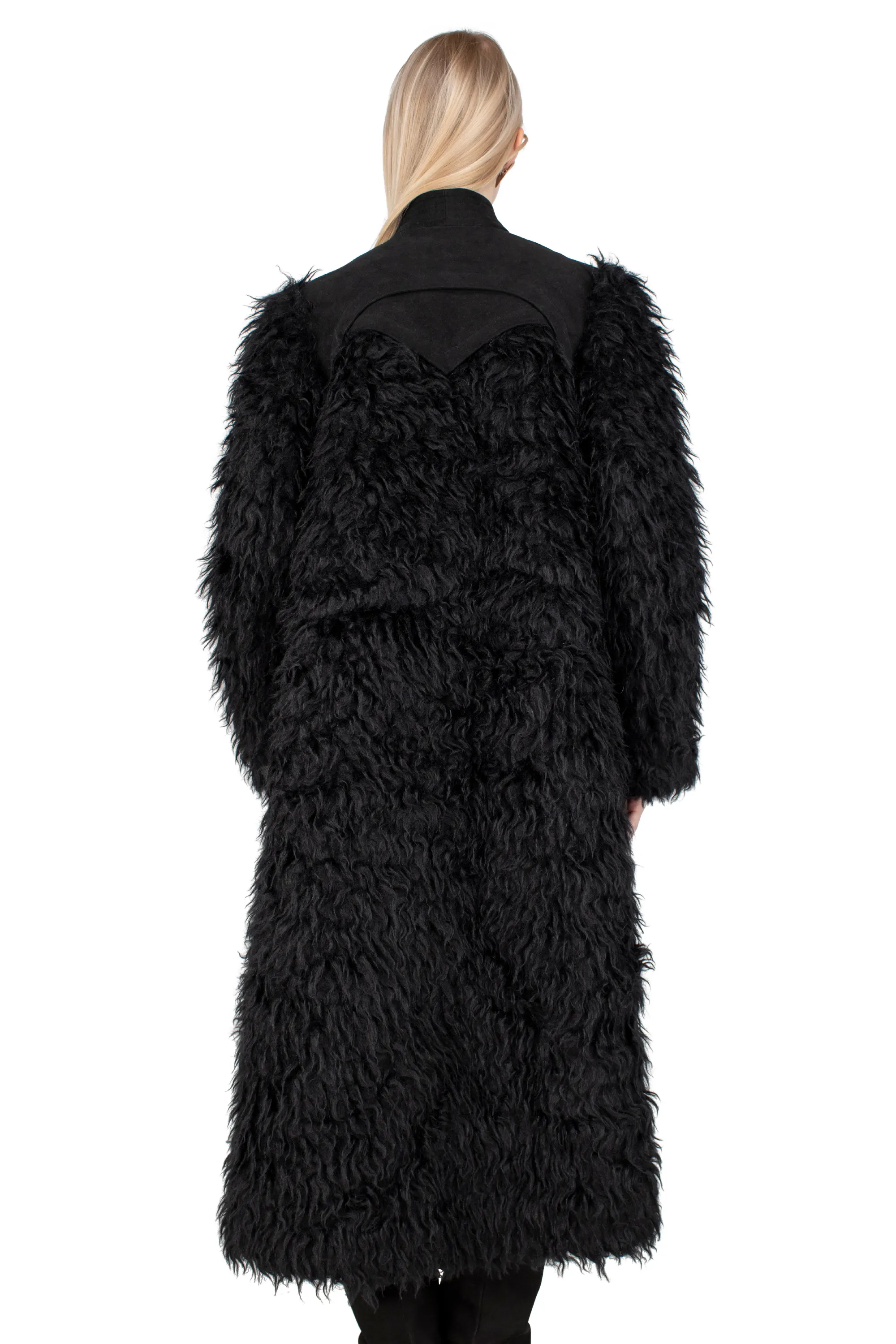 KIKO KOSTADINOV EMANUEL COAT - STYGIAN BLACK
