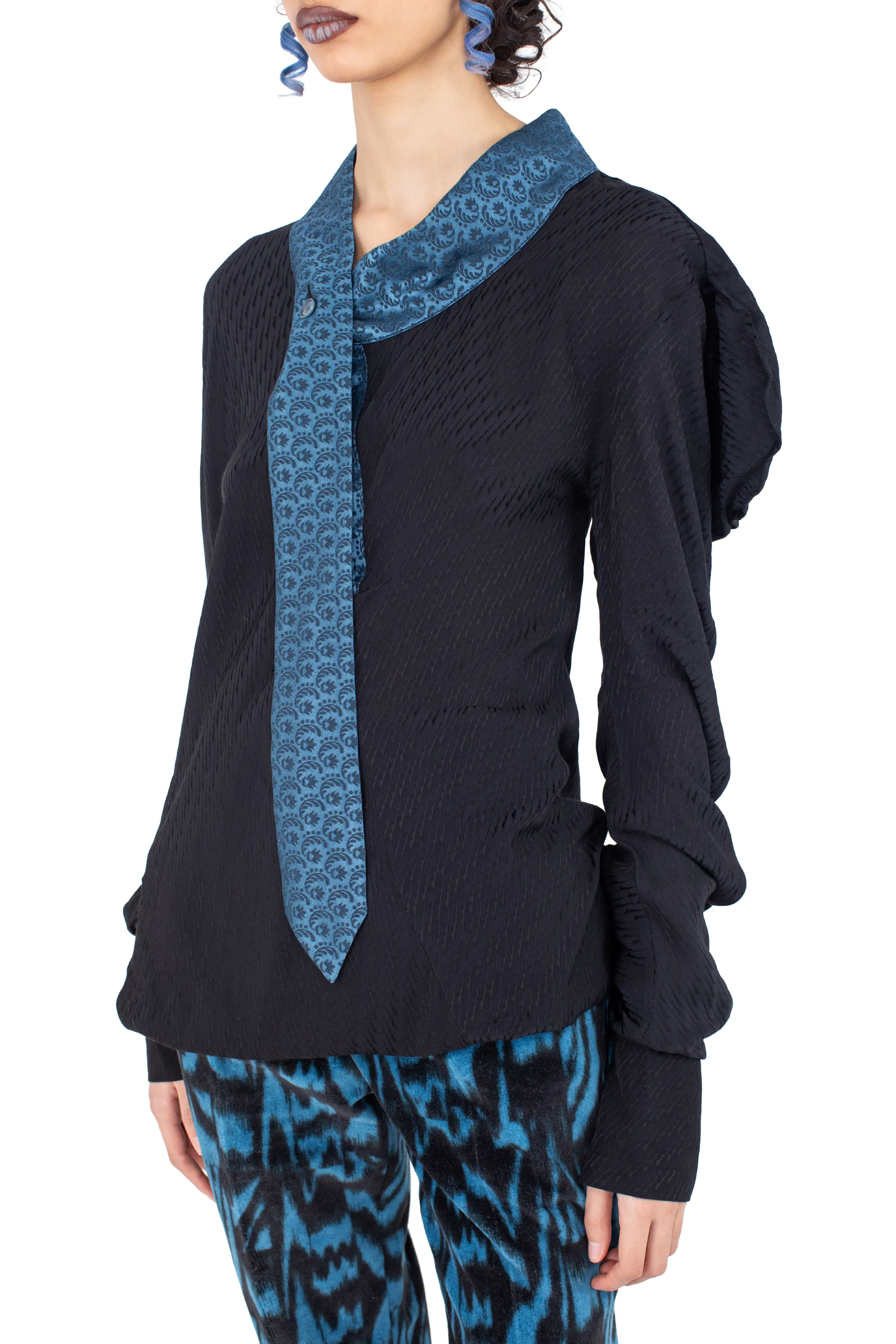KIKO KOSTADINOV EVELYN SHIRT - NIGHT BLACK