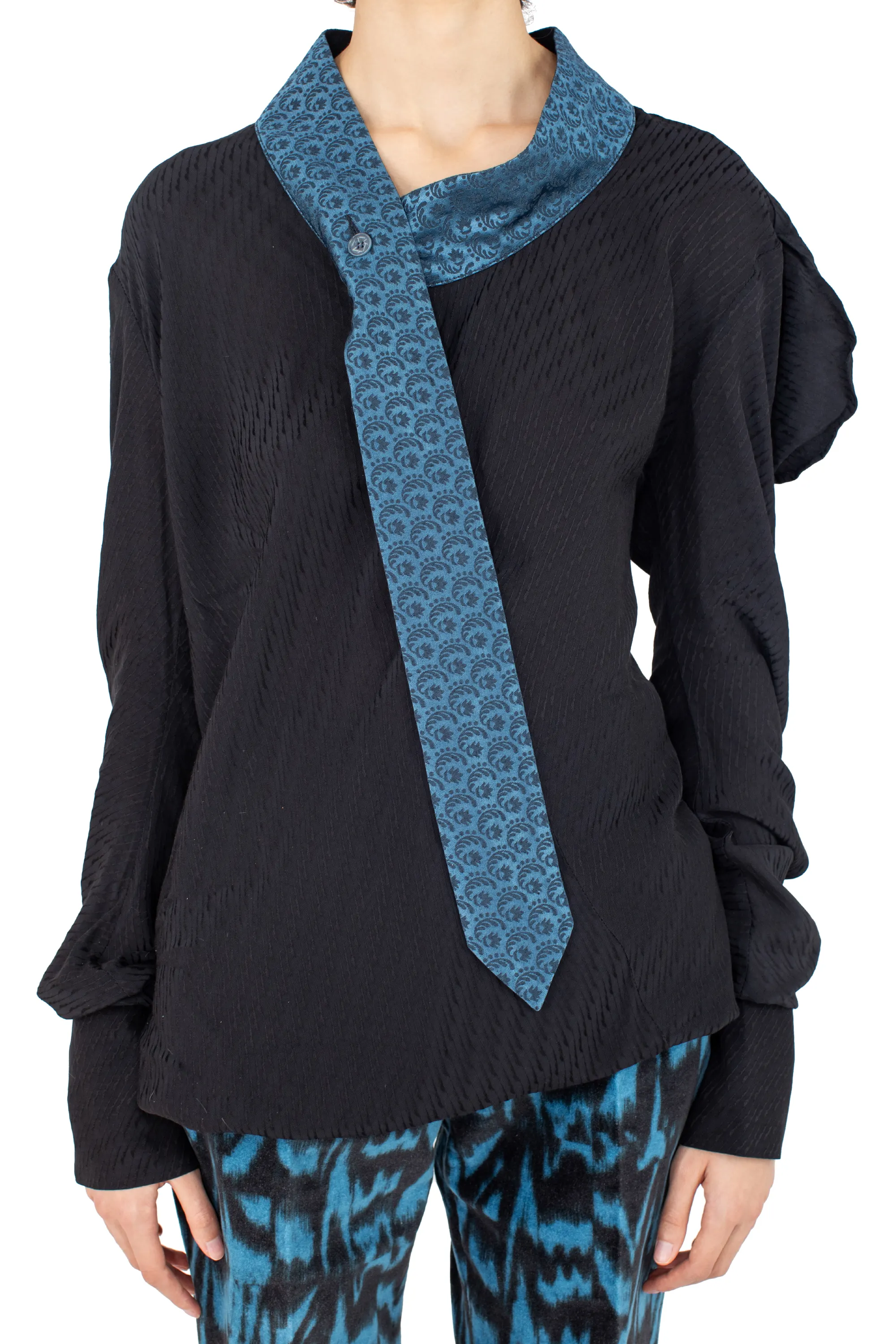 KIKO KOSTADINOV EVELYN SHIRT - NIGHT BLACK