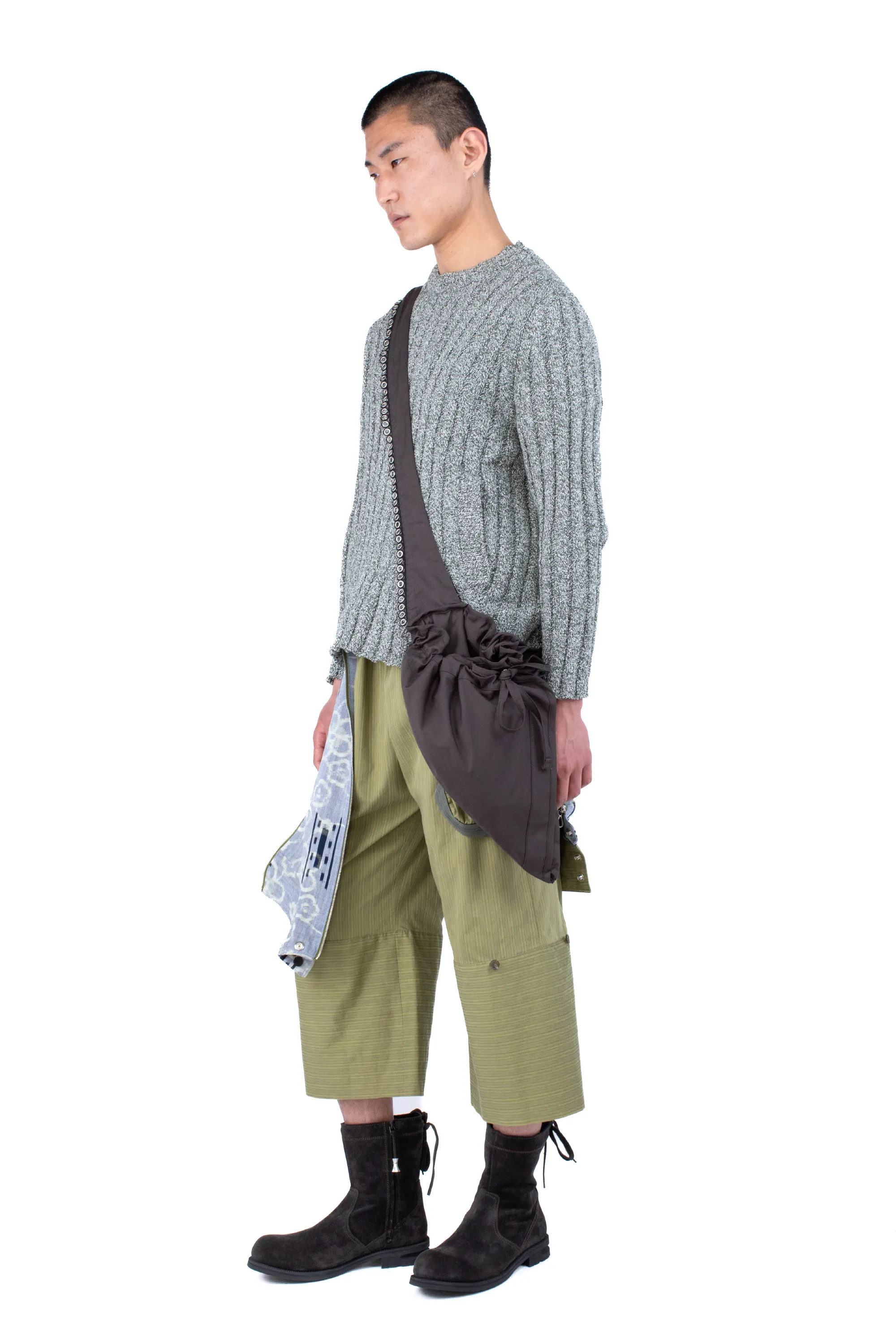 KIKO KOSTADINOV FARKAS JUMPSUIT - LIME STRIPE