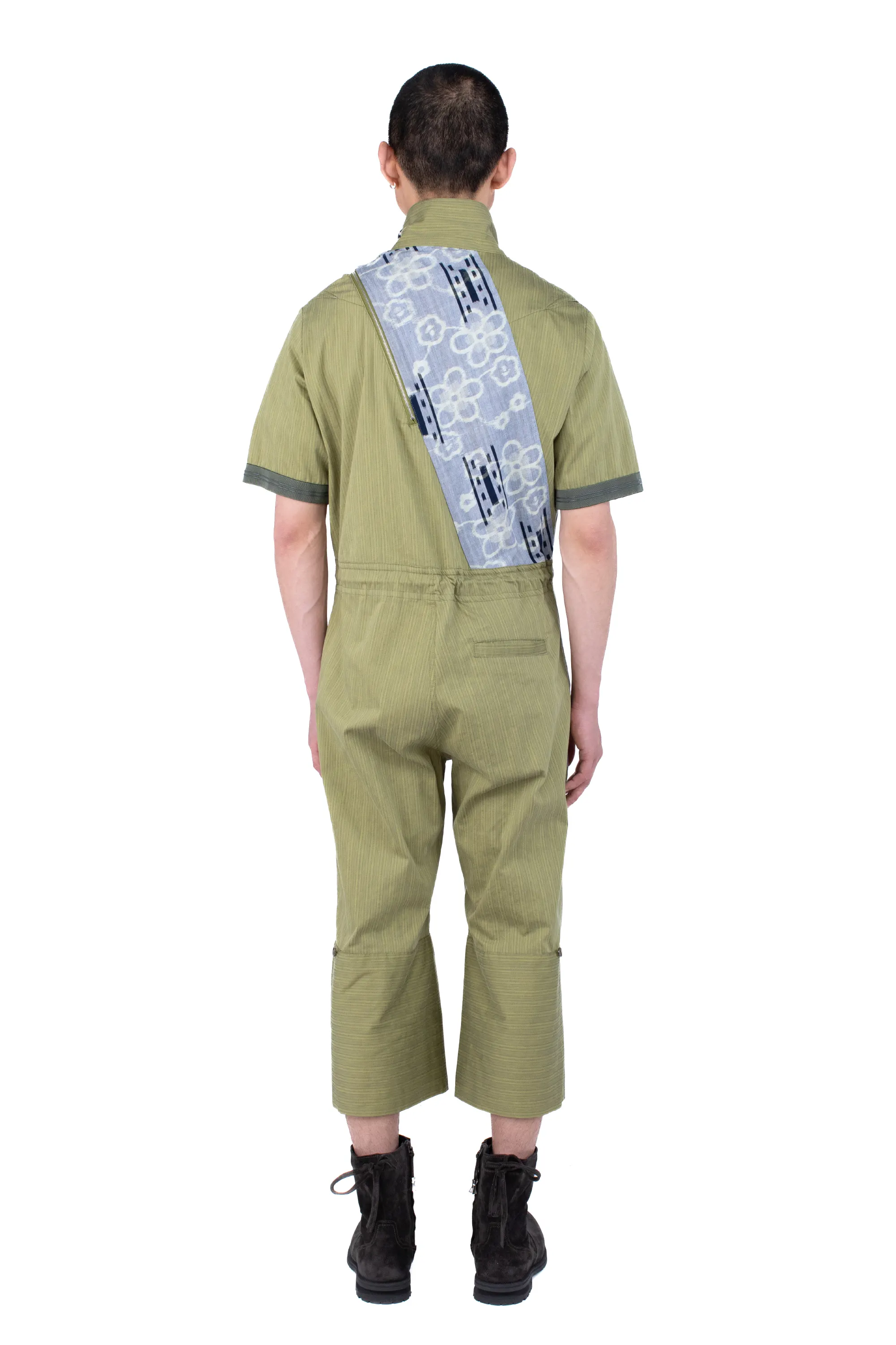 KIKO KOSTADINOV FARKAS JUMPSUIT - LIME STRIPE