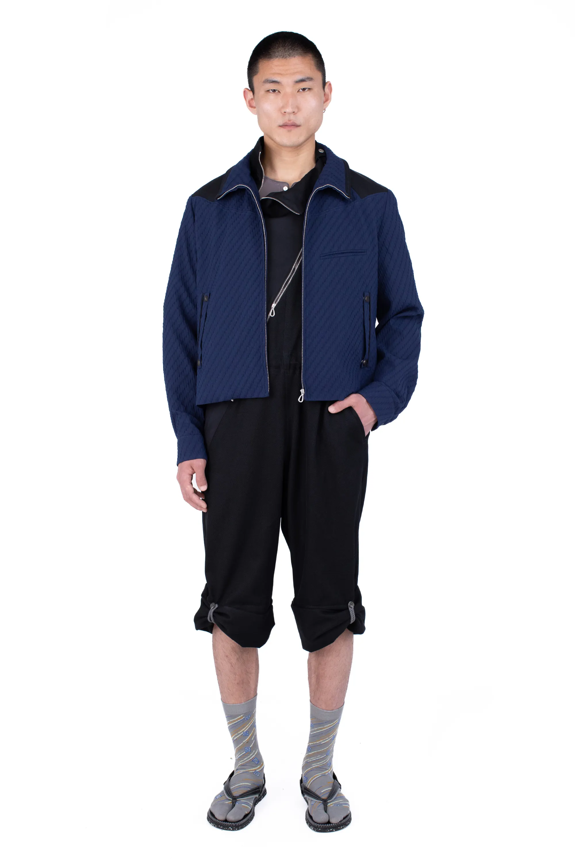 KIKO KOSTADINOV FARKAS JUMPSUIT - SPACE BLACK