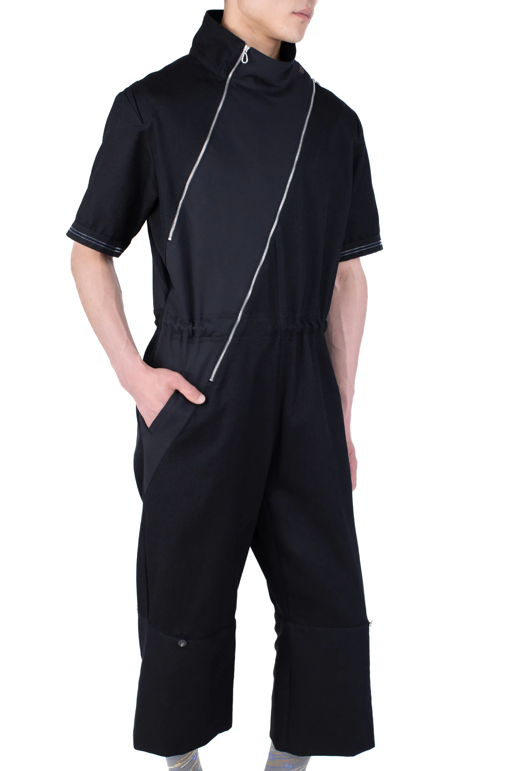 KIKO KOSTADINOV FARKAS JUMPSUIT - SPACE BLACK