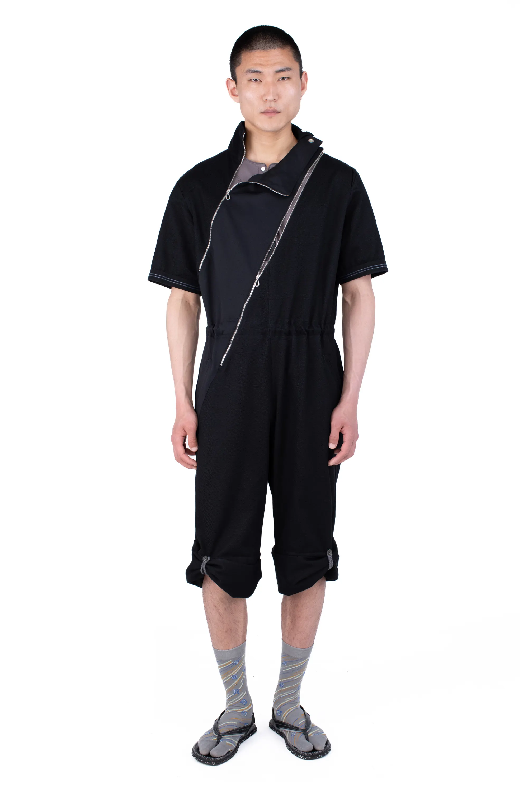 KIKO KOSTADINOV FARKAS JUMPSUIT - SPACE BLACK