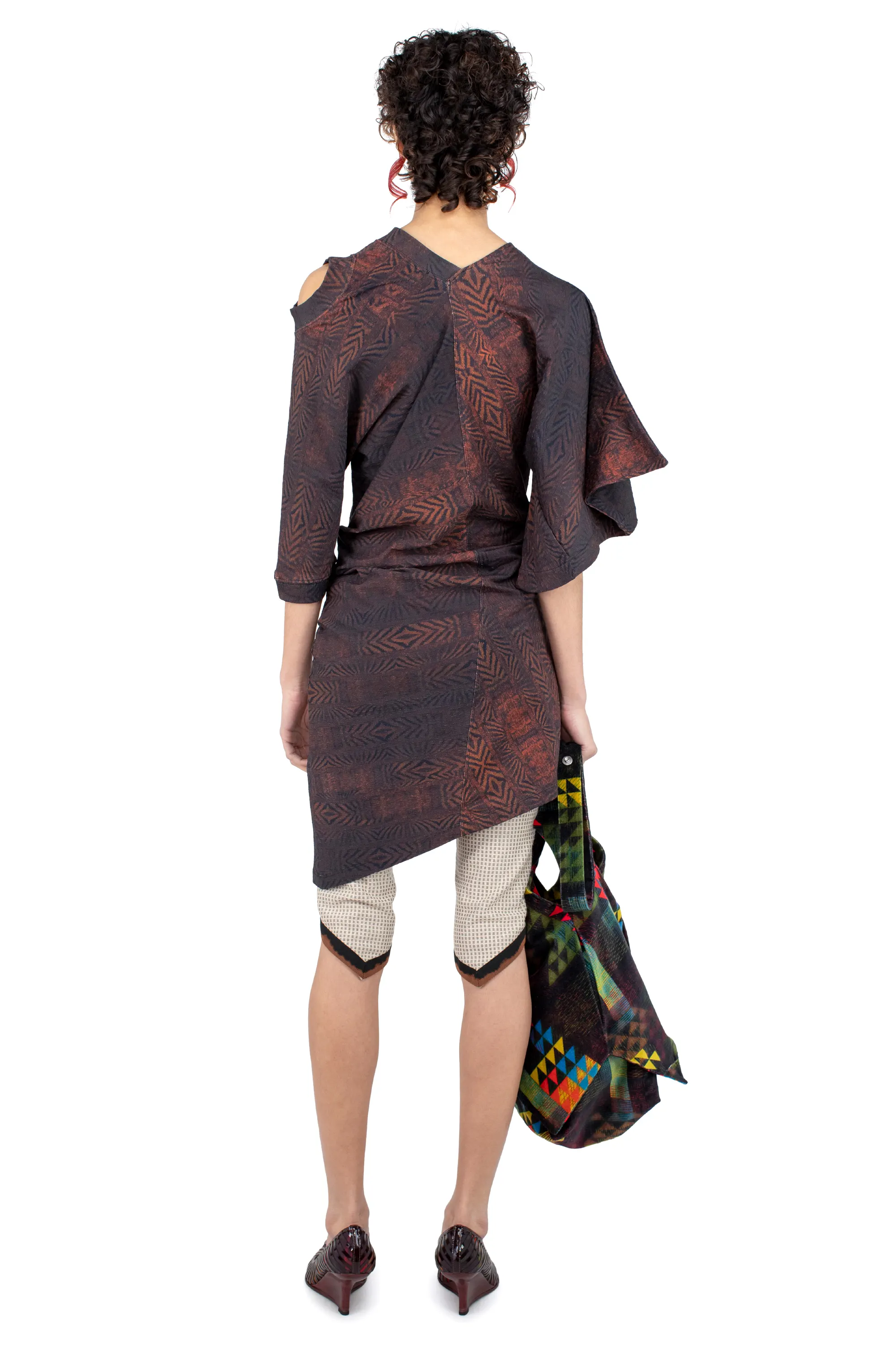 KIKO KOSTADINOV FIORELLA DRESS - FEATHER PRINT