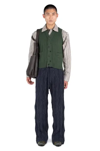 KIKO KOSTADINOV FITZ KNIT VEST - JUNIPER GREEN