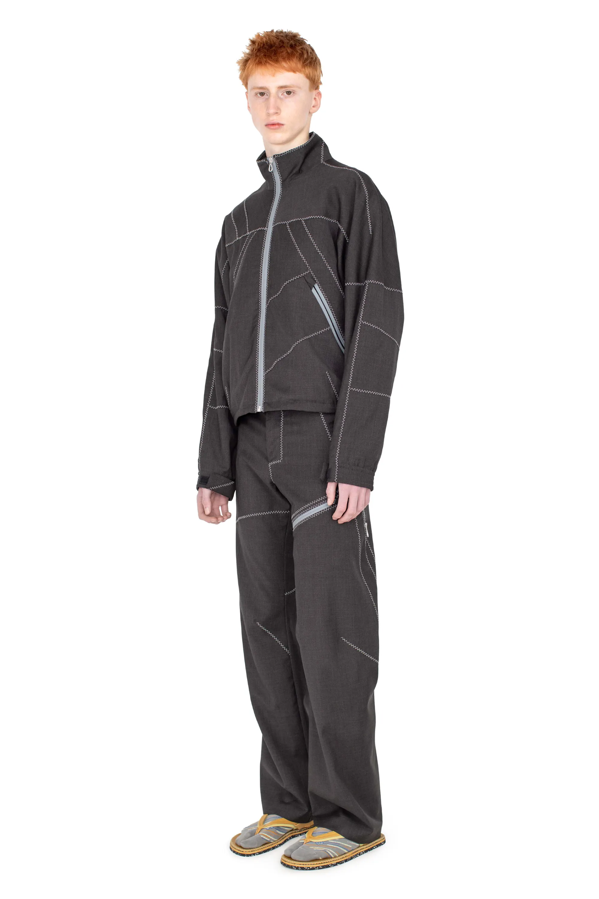 KIKO KOSTADINOV FOSCO JACKET - UMBER BROWN