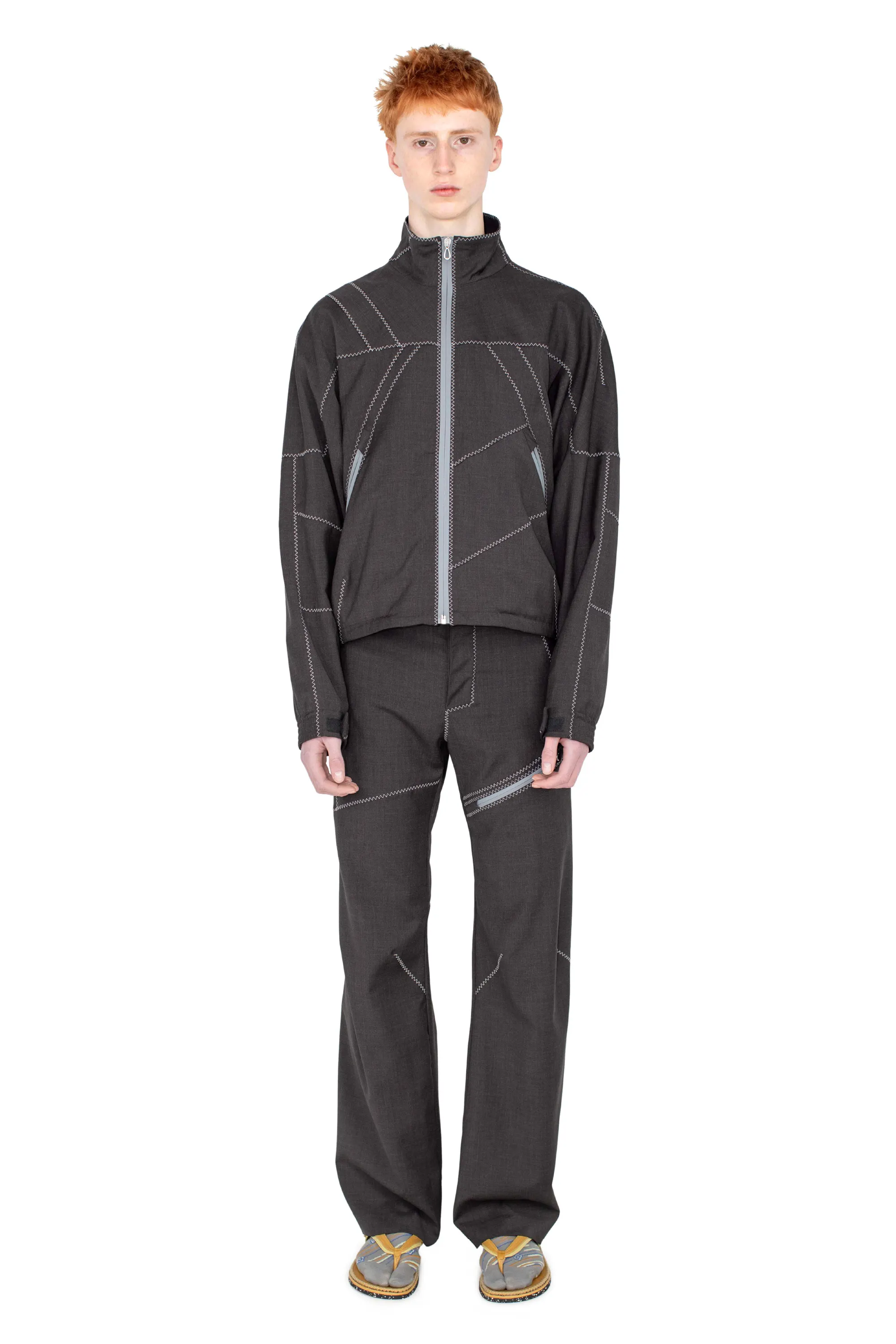 KIKO KOSTADINOV FOSCO JACKET - UMBER BROWN