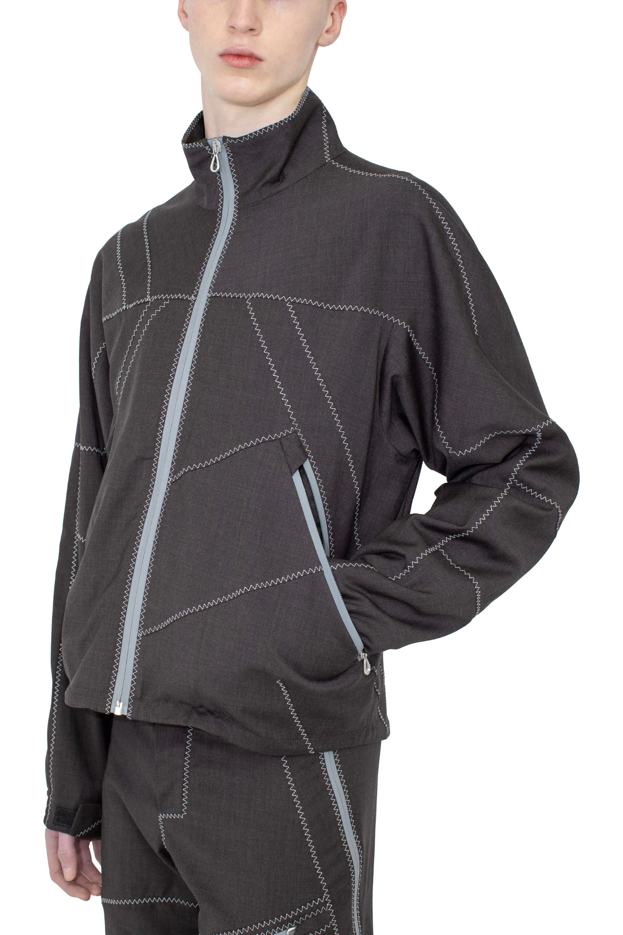 KIKO KOSTADINOV FOSCO JACKET - UMBER BROWN
