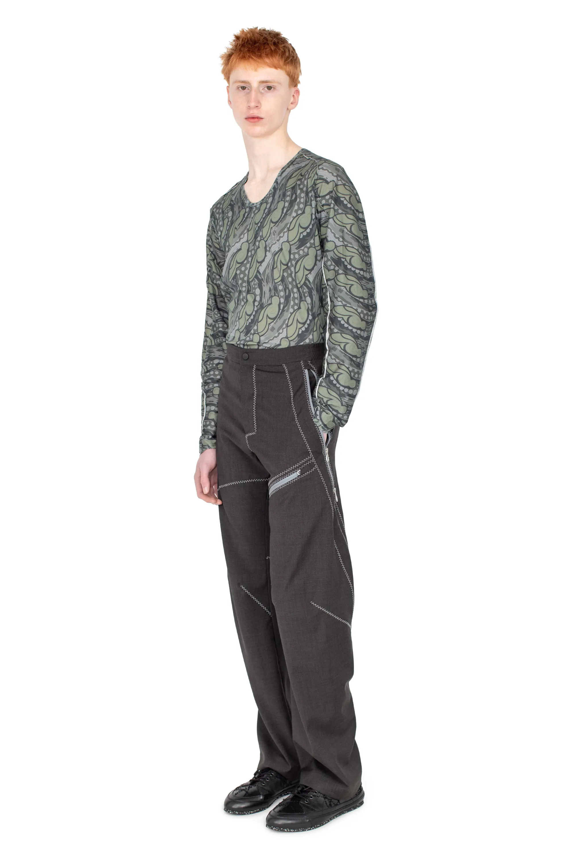 KIKO KOSTADINOV FOSCO TROUSER - UMBER BROWN