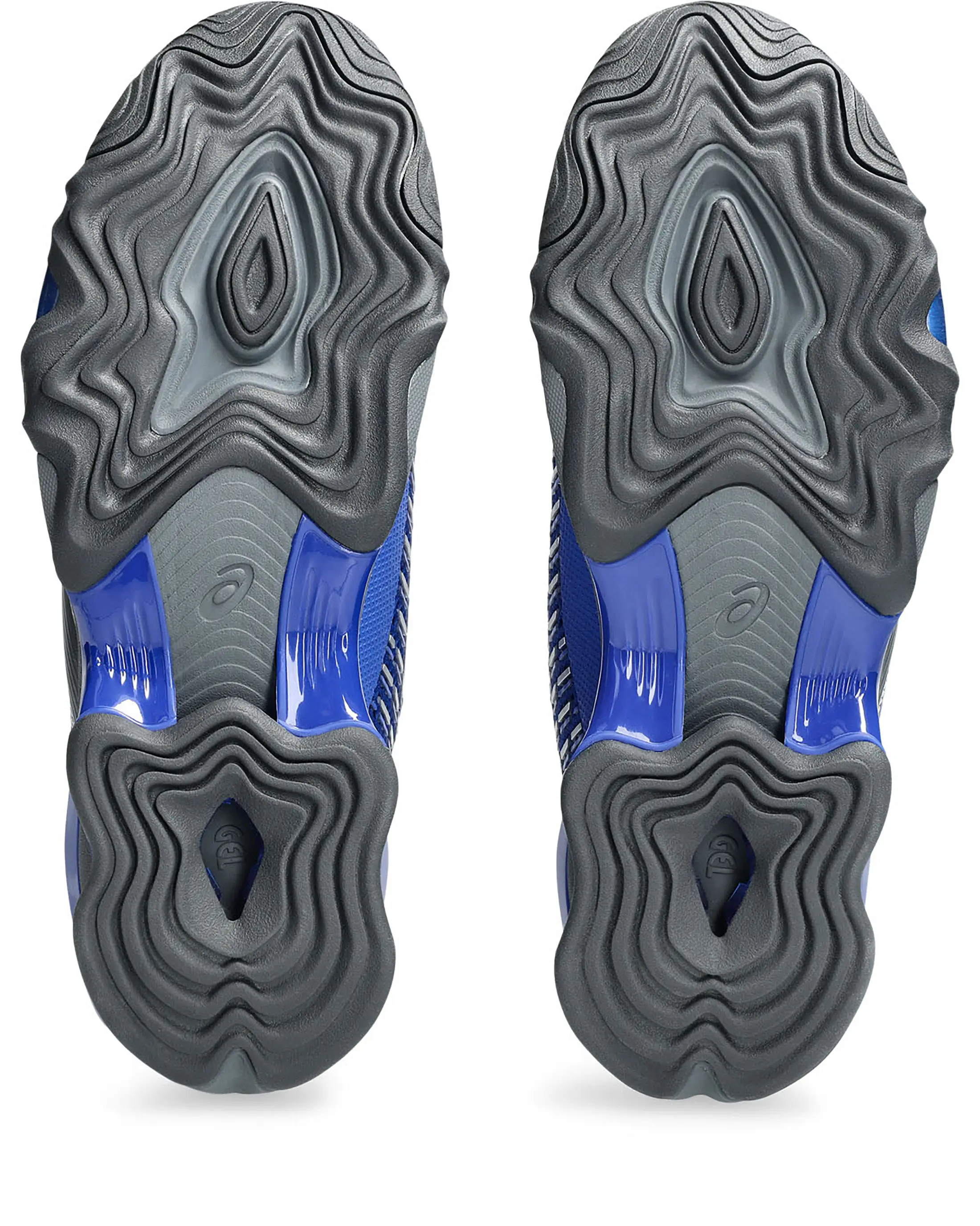 kiko kostadinov × asics GEL-STYRAX blue ASICS - x Kiko Kostadinov GEL-STYRAX Sneaker in Blue & Pure