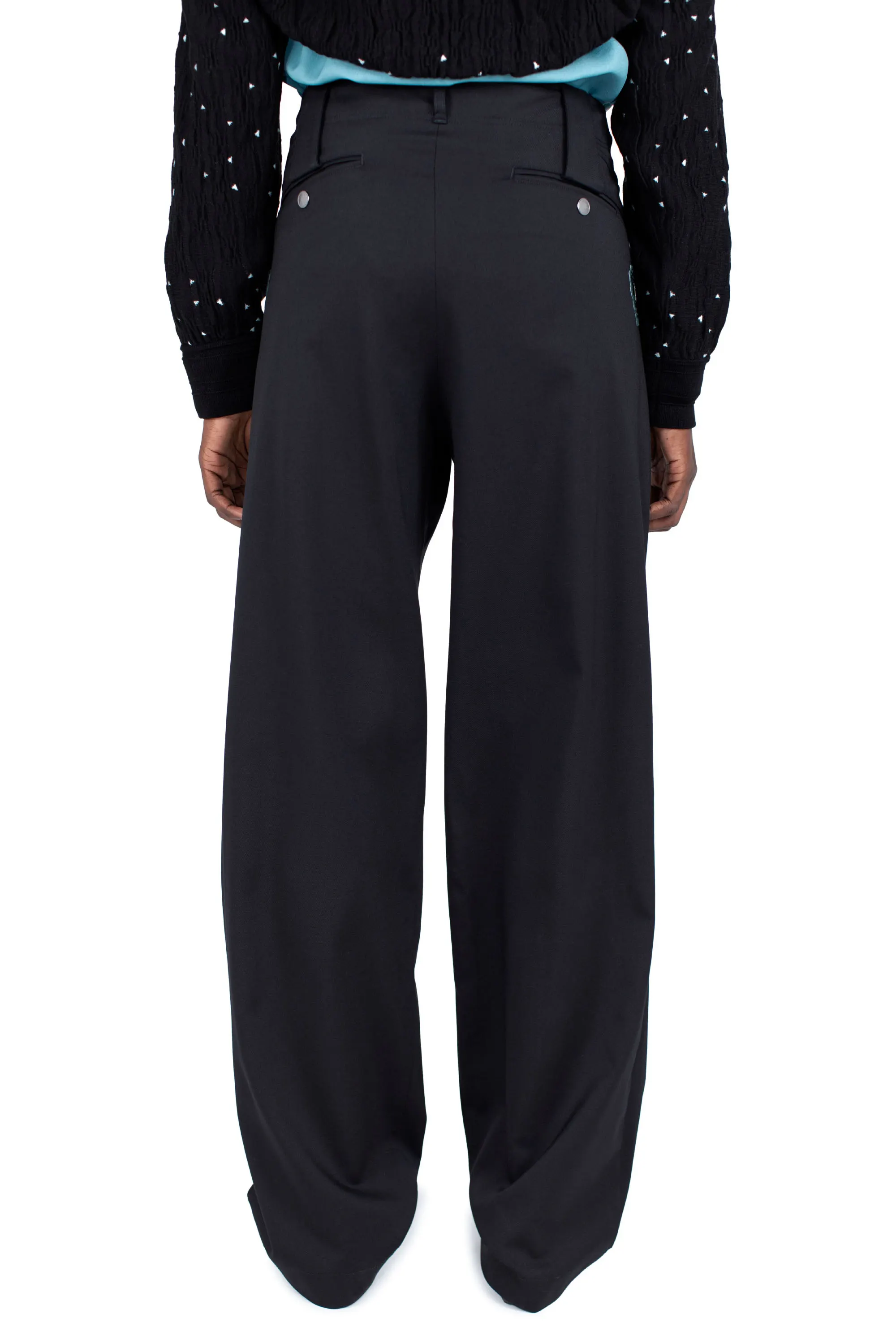 KIKO KOSTADINOV HAIN TROUSER - NIGHT BLACK