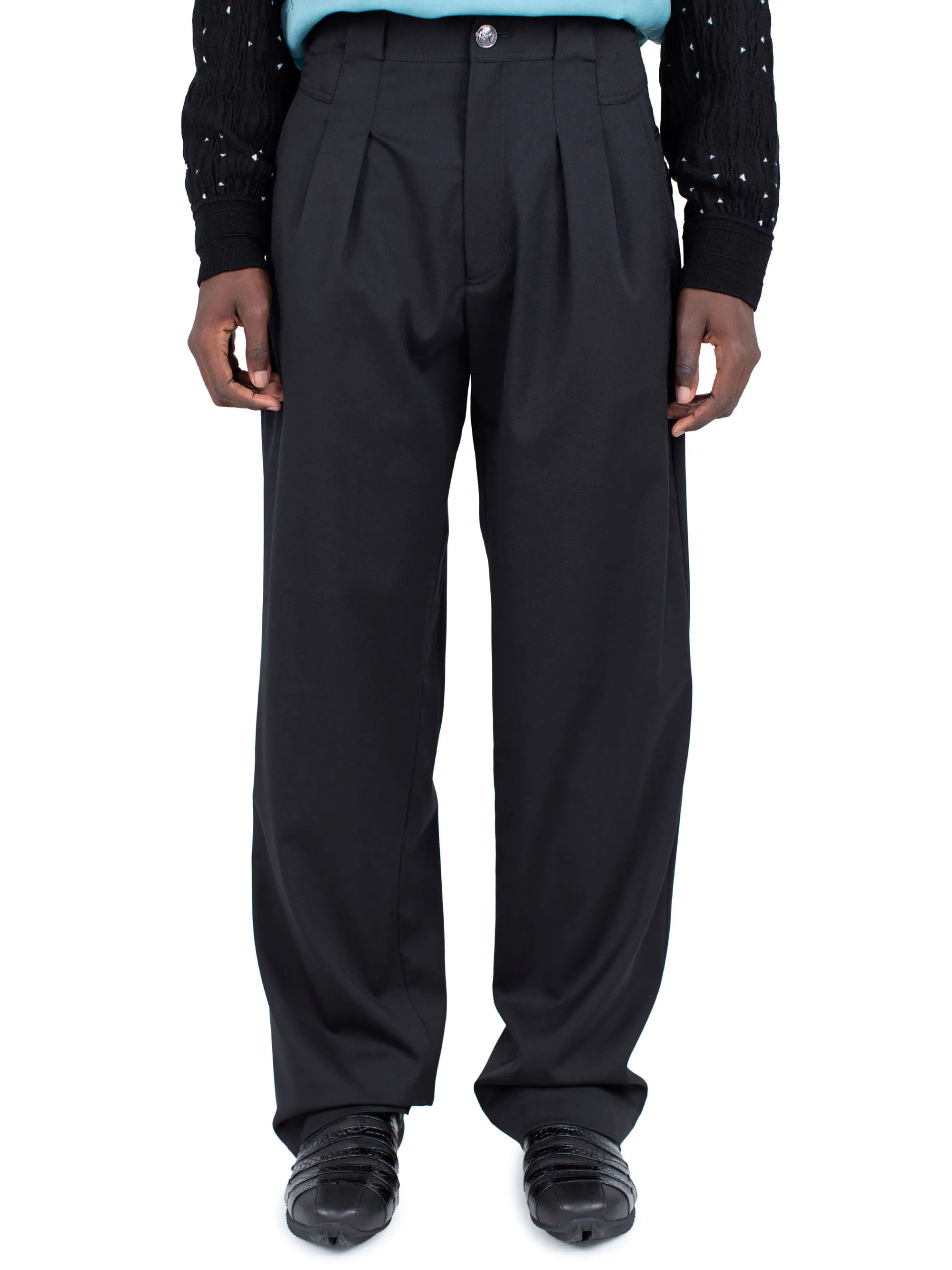KIKO KOSTADINOV HAIN TROUSER - NIGHT BLACK