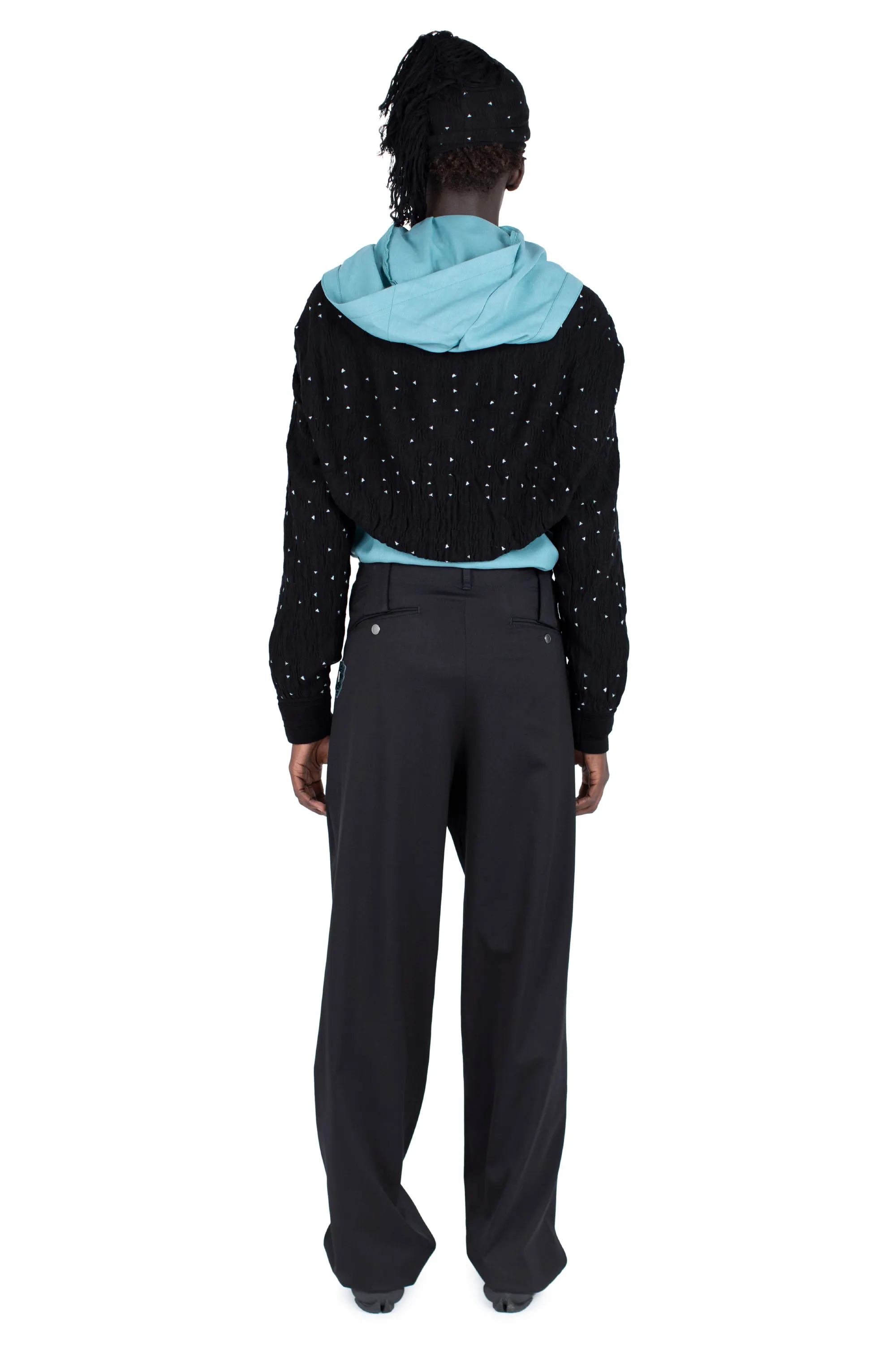 KIKO KOSTADINOV HAIN TROUSER - NIGHT BLACK