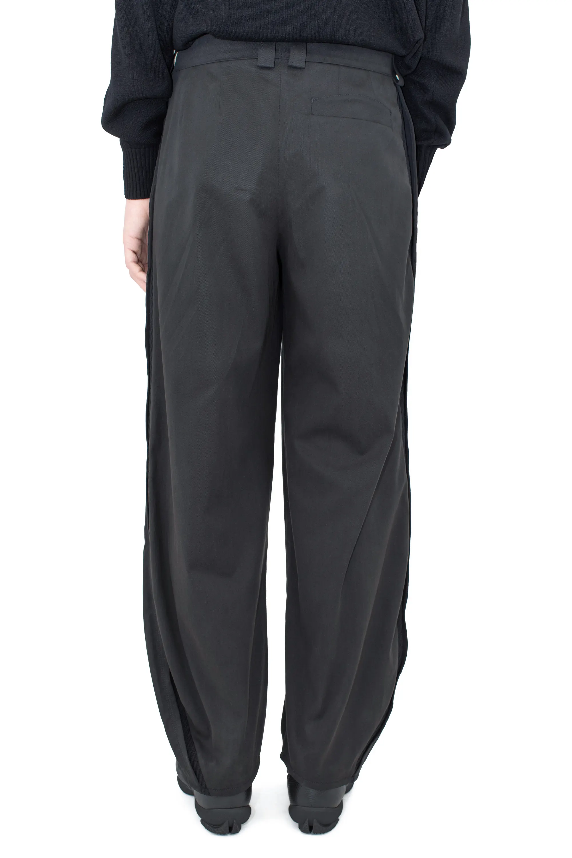 KIKO KOSTADINOV HALICS TROUSER - JET BLACK/MATT BLACK