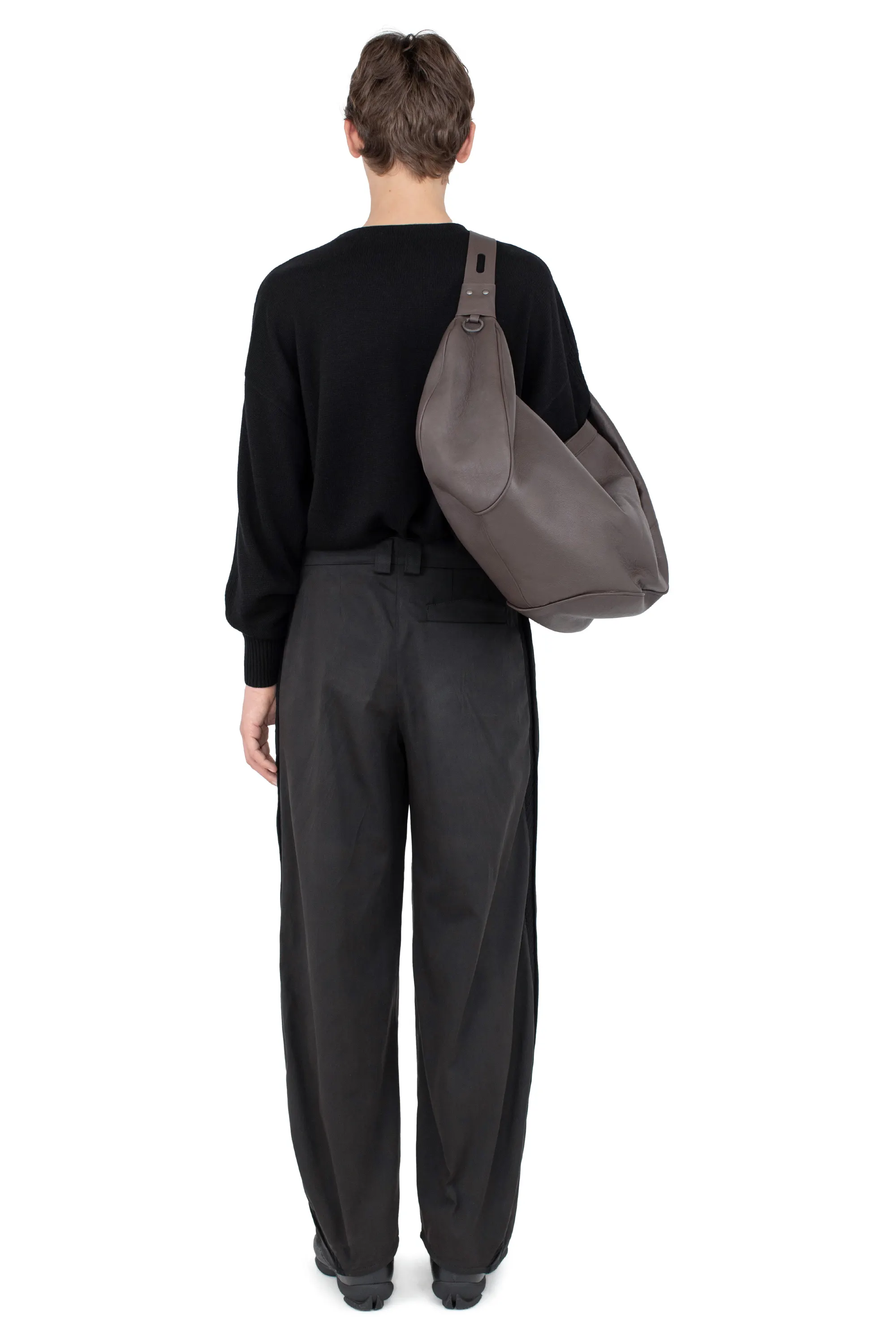 KIKO KOSTADINOV HALICS TROUSER - JET BLACK/MATT BLACK
