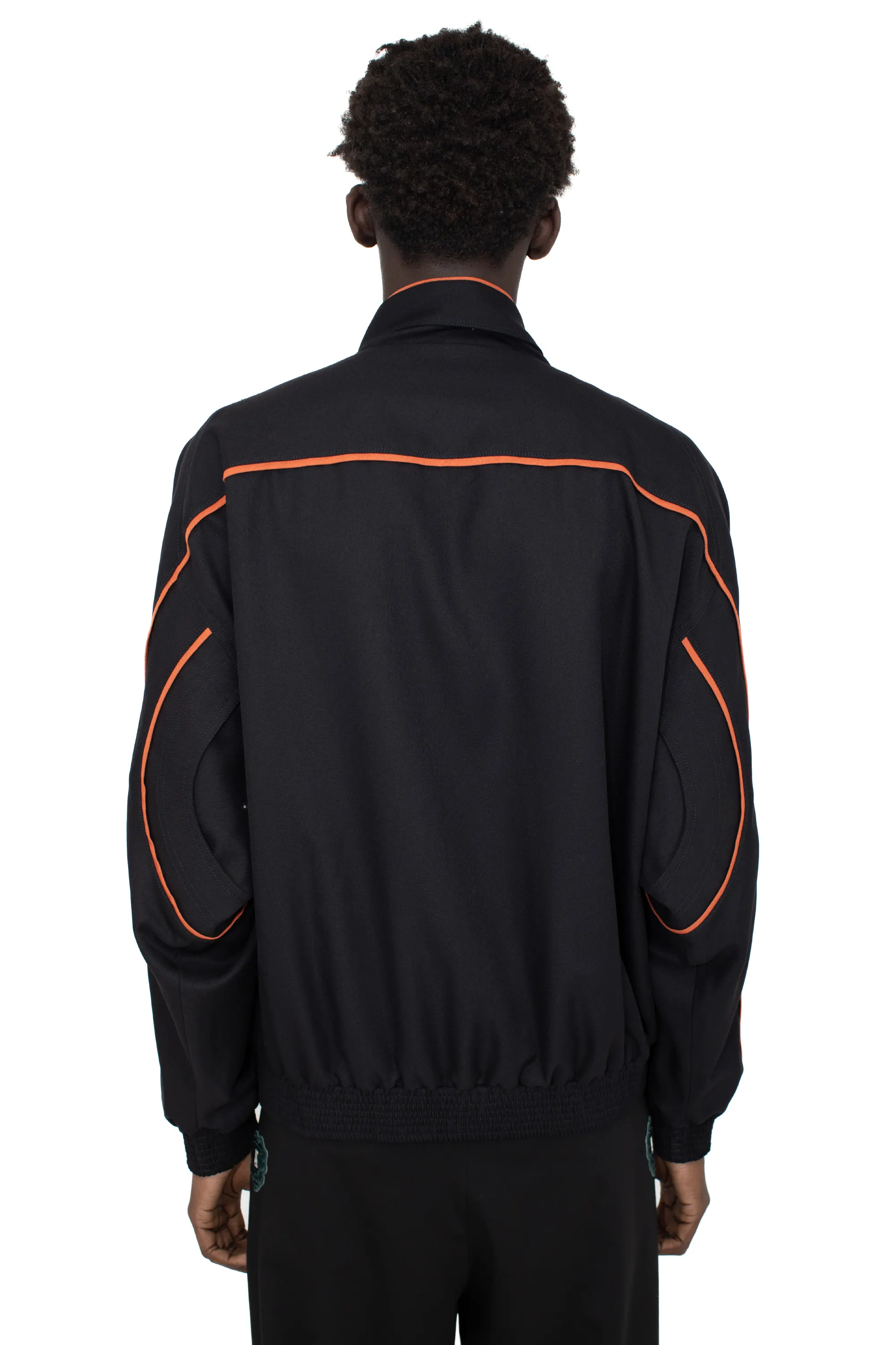 KIKO KOSTADINOV HARRER BLOUSON - COAL BLACK/FALL ORANGE